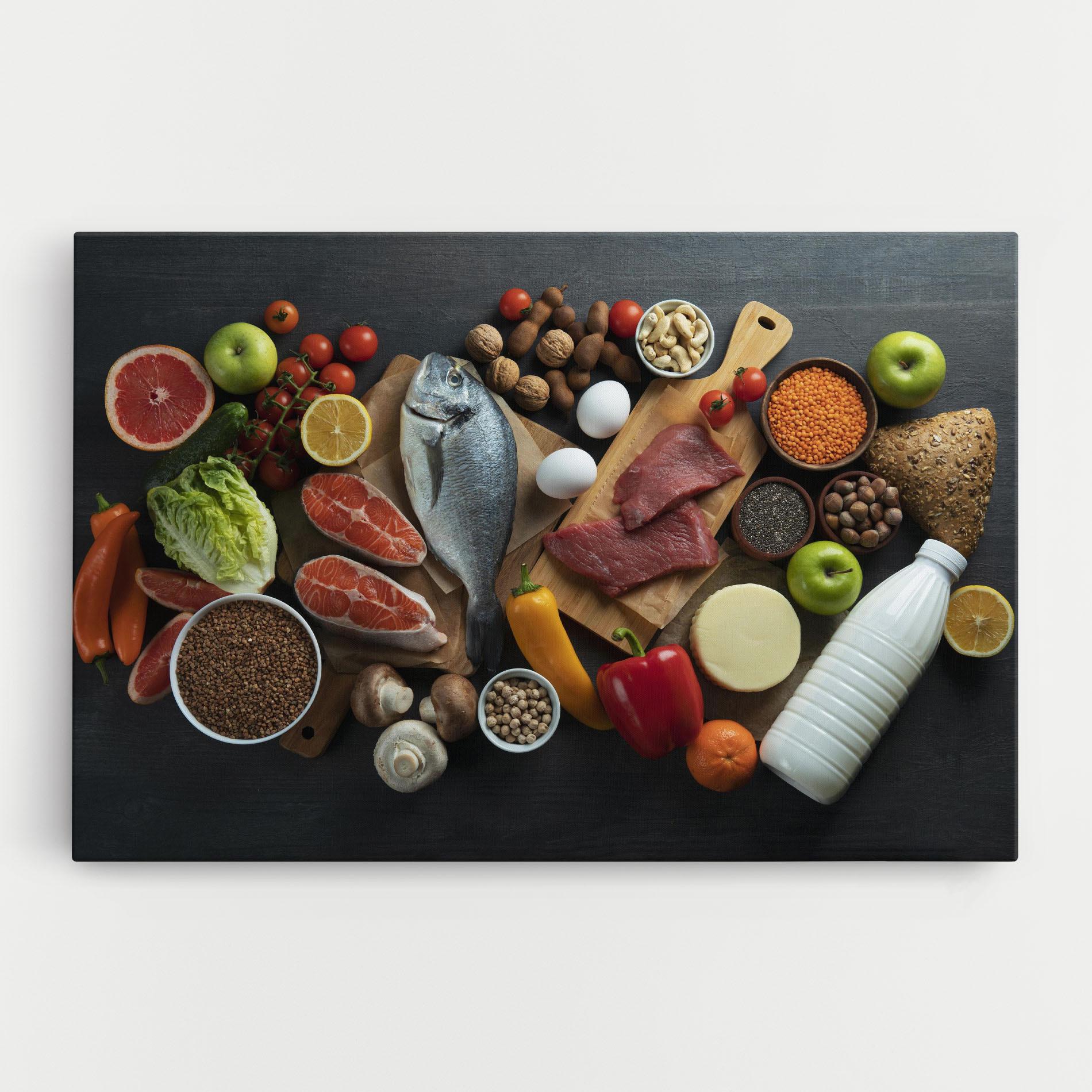 Tablou Canvas Food Ingredients mockup 0