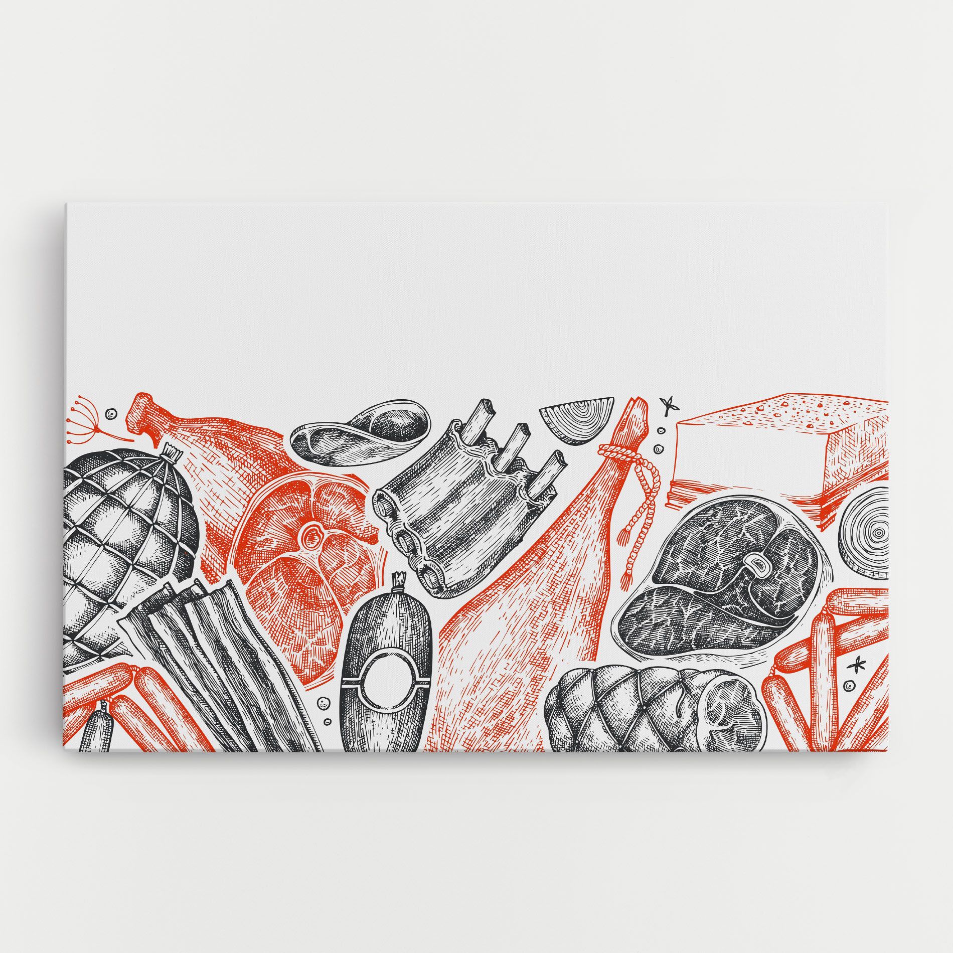 Grey Orange Meat mockup 0