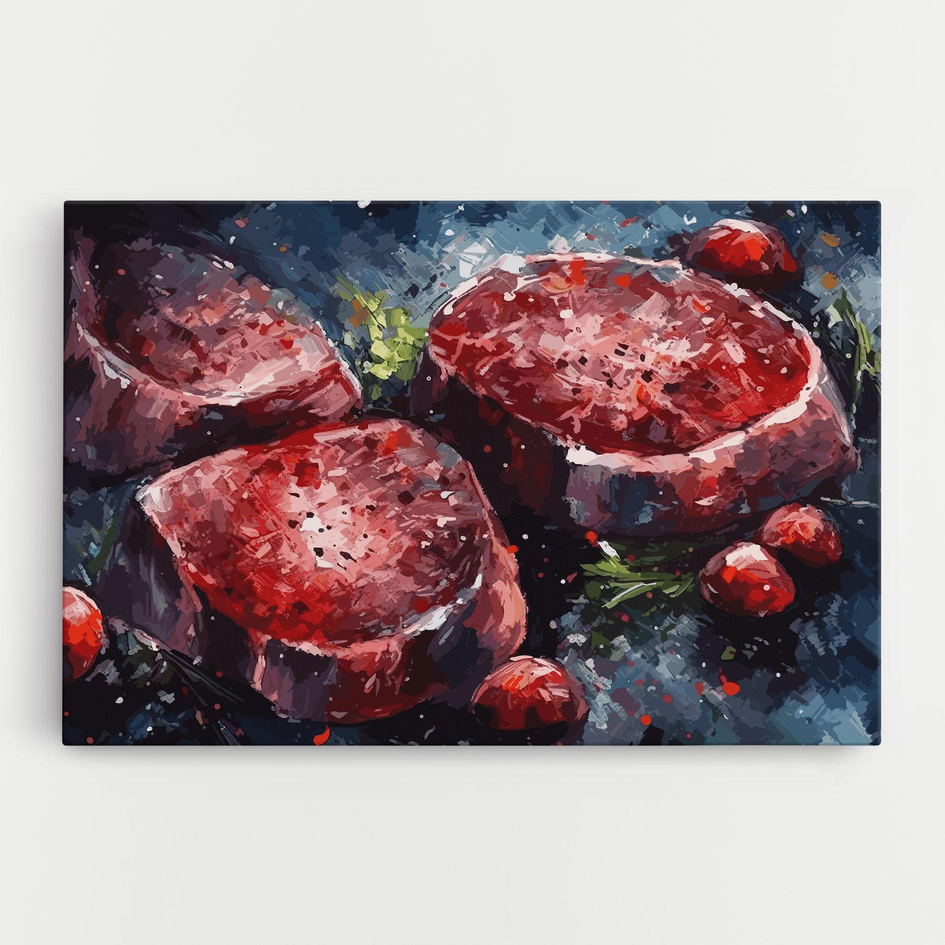 Tablou Canvas Meat Art mockup 0