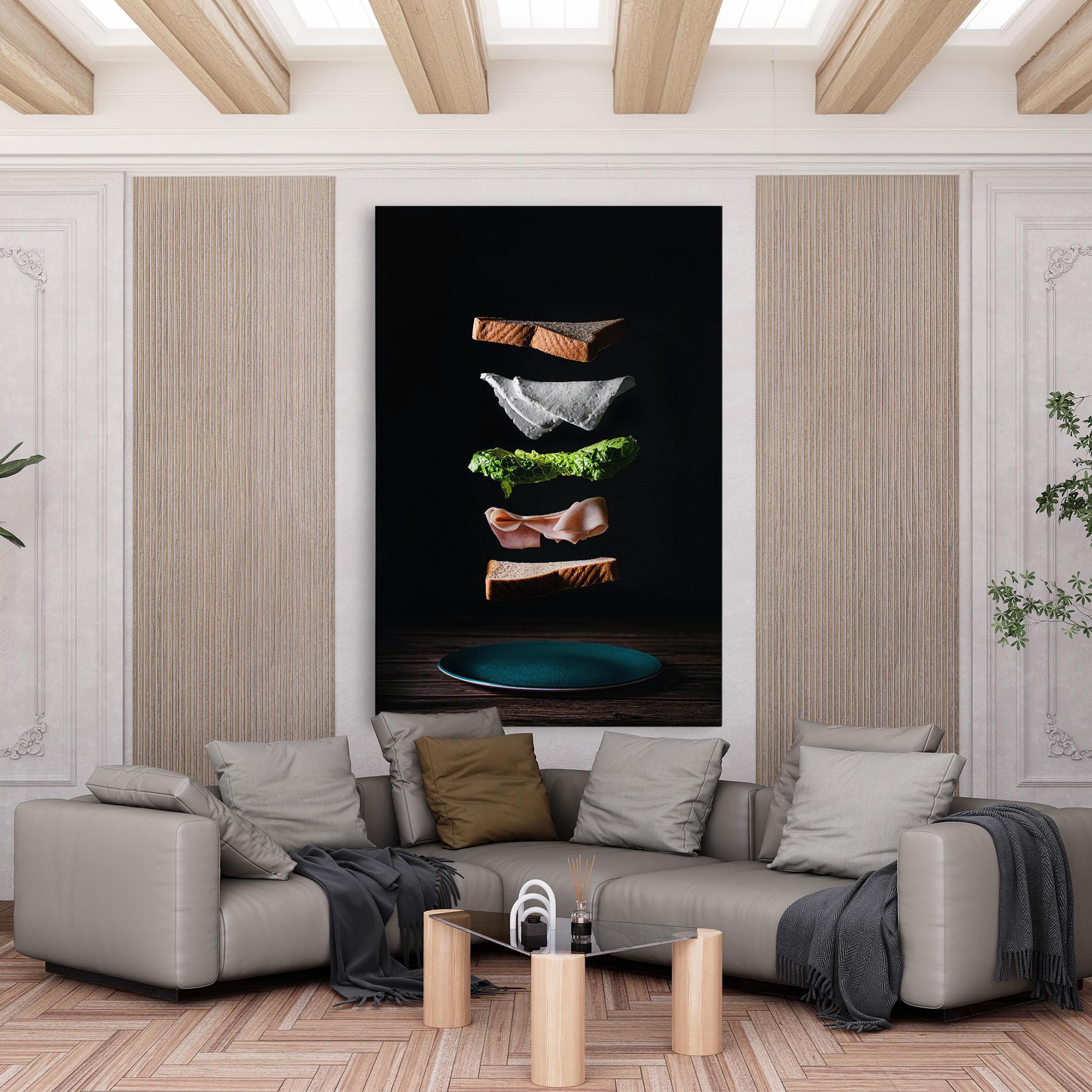 Tablou Canvas Floating Sandwich mockup 6