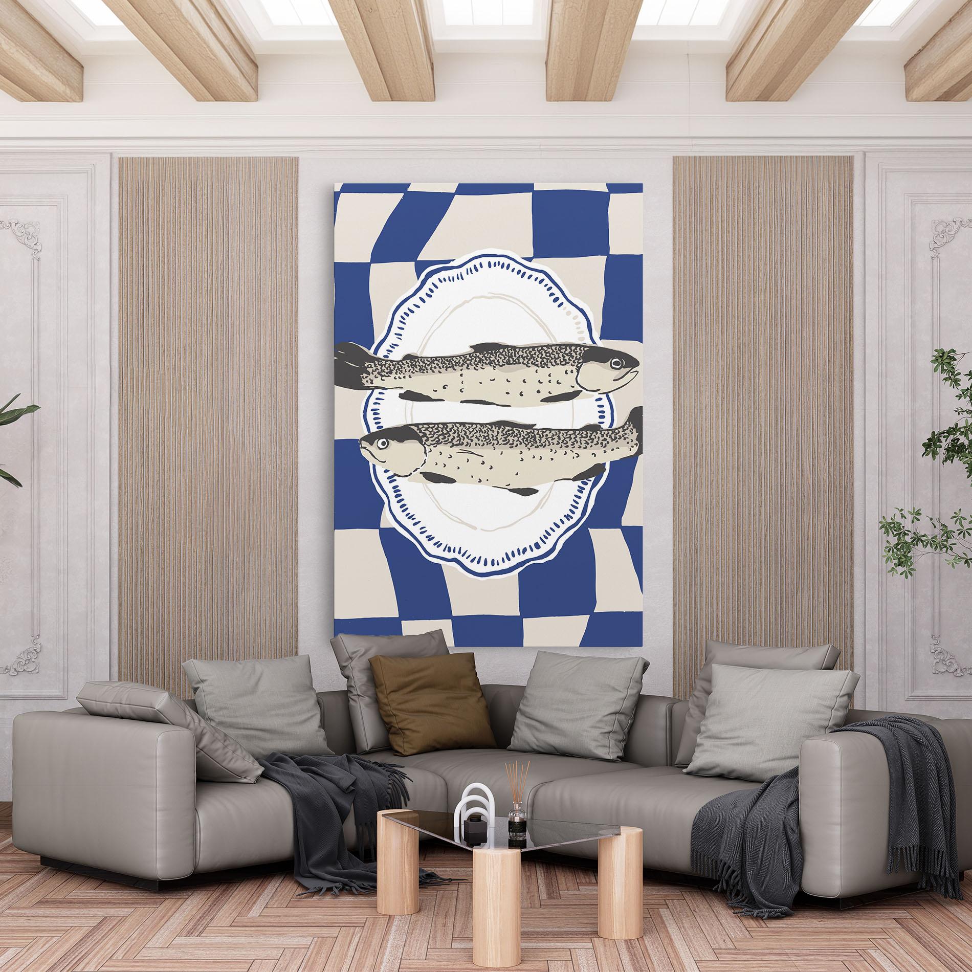 Tablou Canvas Food Fish mockup 6