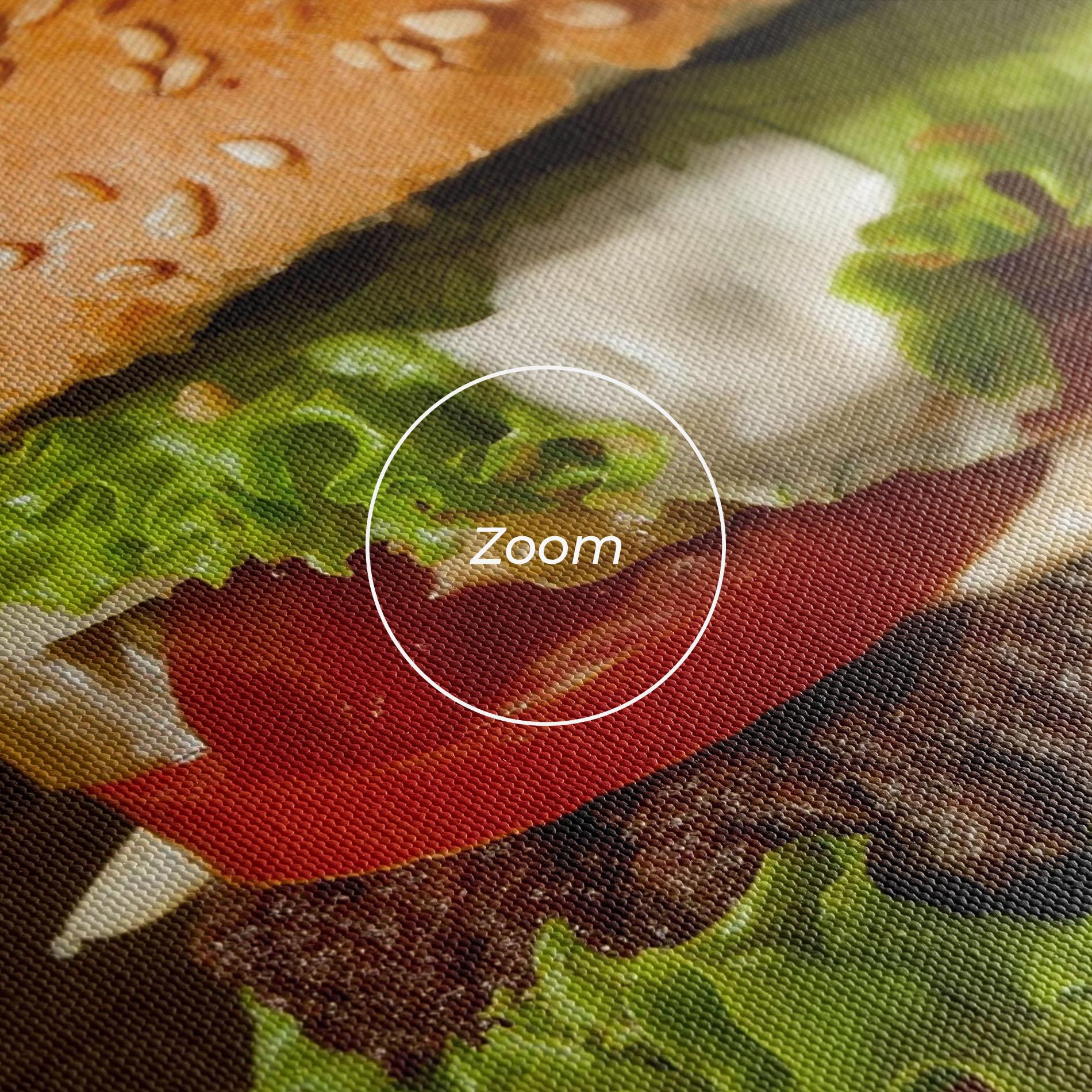Tablou Canvas Delicious Hamburger mockup 3