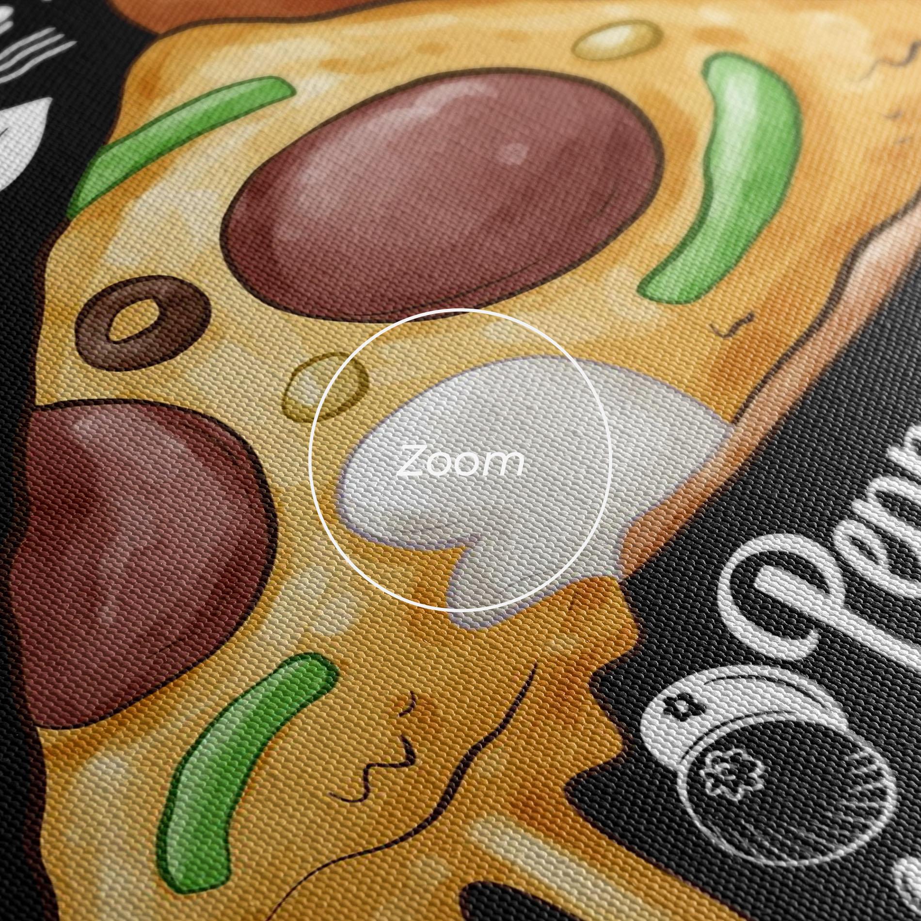 Tablou Canvas Enjoy Pizza mockup 3