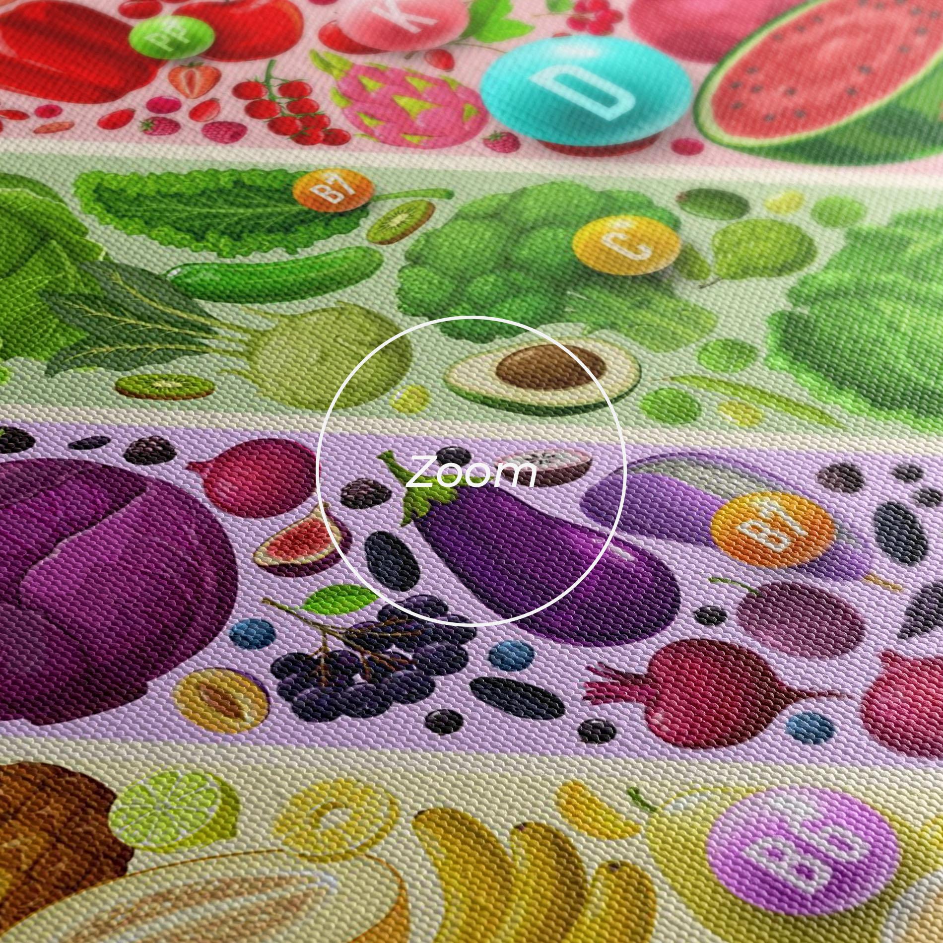 Tablou Canvas Food Heart mockup 3