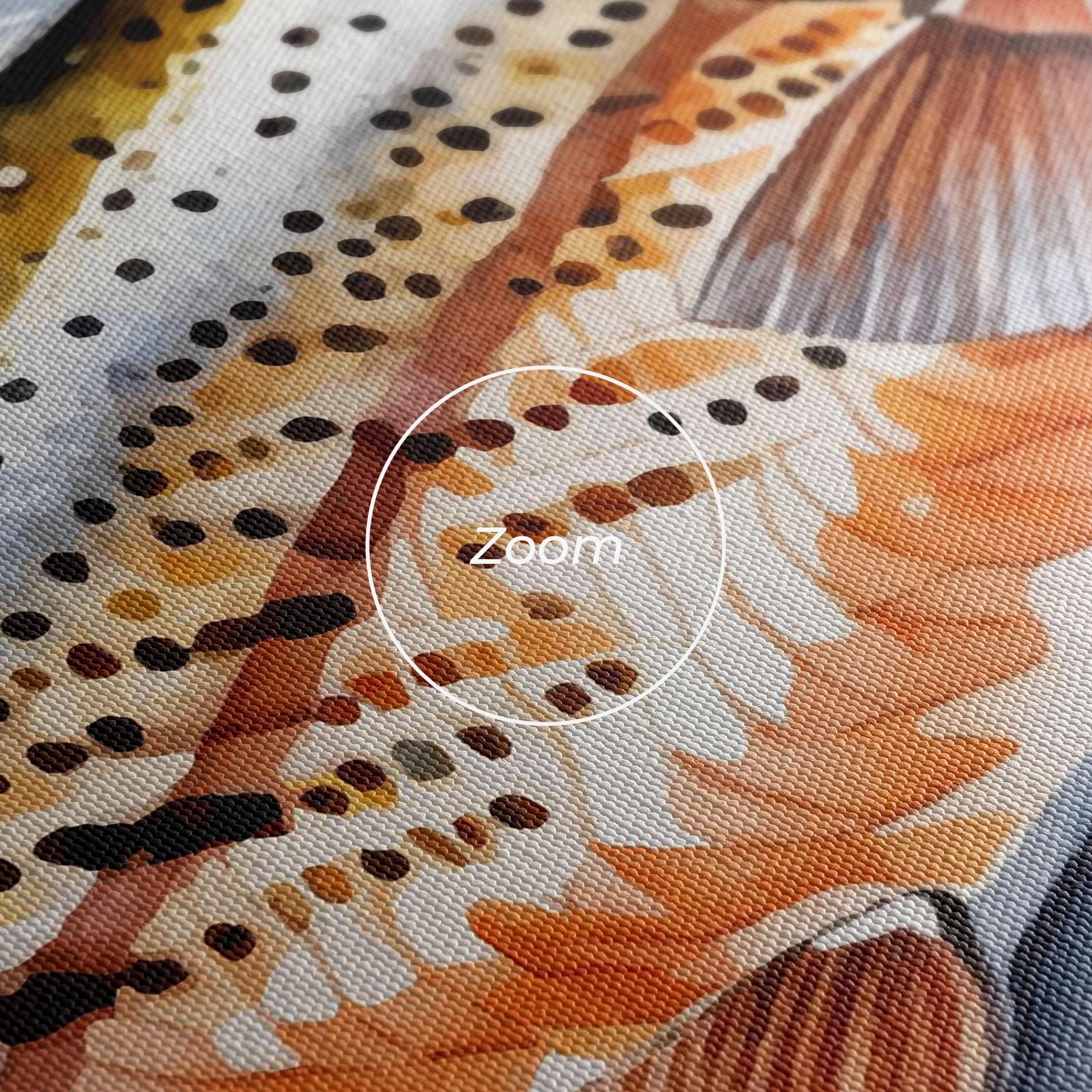 Tablou Canvas Grilled Trout mockup 3