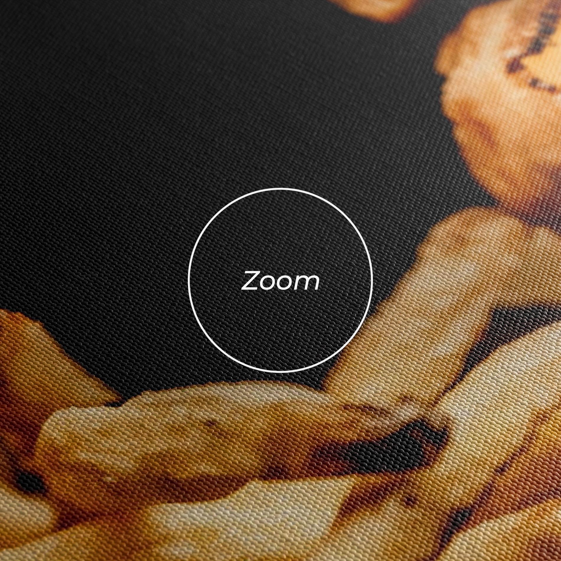 Tablou Canvas Hamburger With Fries mockup 3