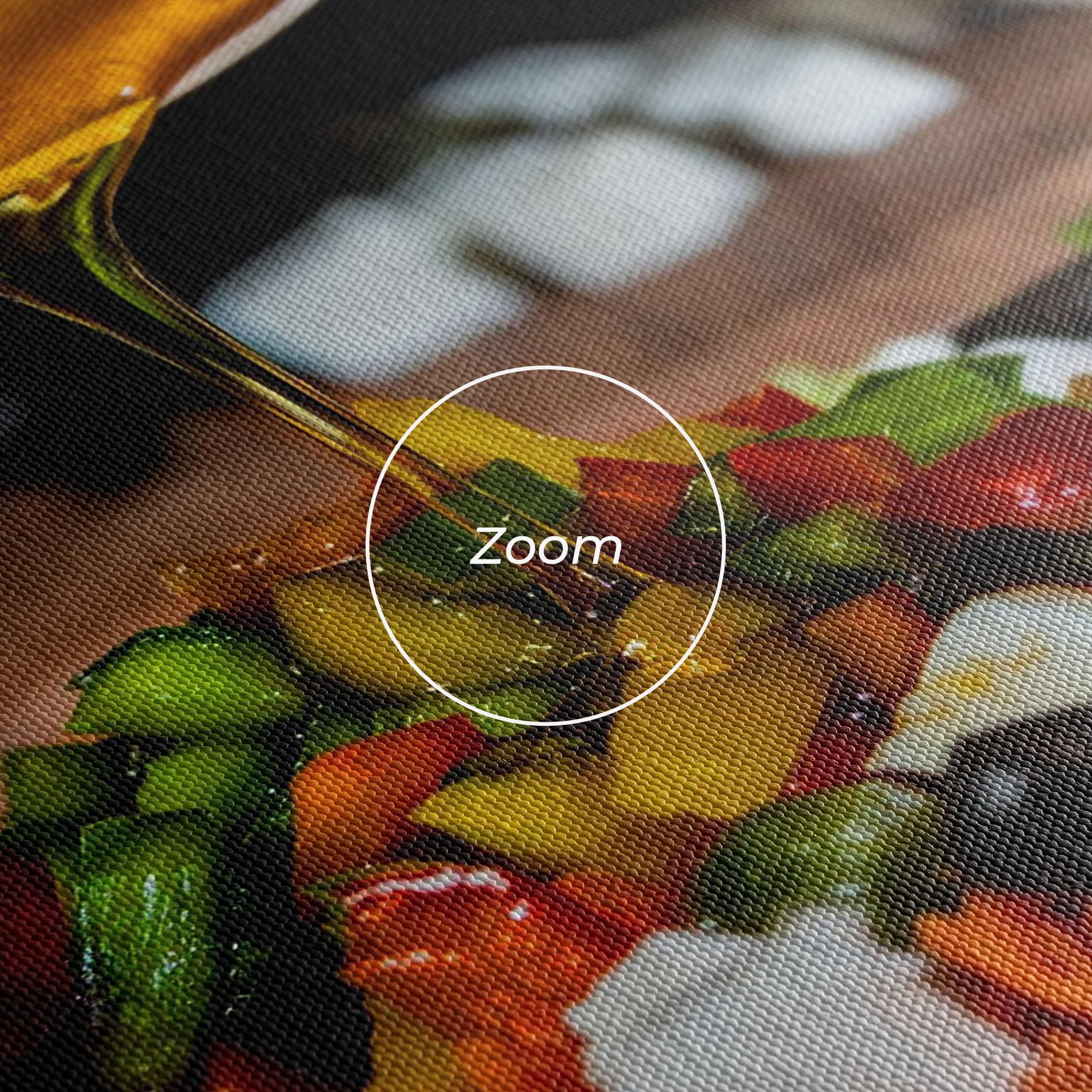 Tablou Canvas Honey Over Food mockup 3