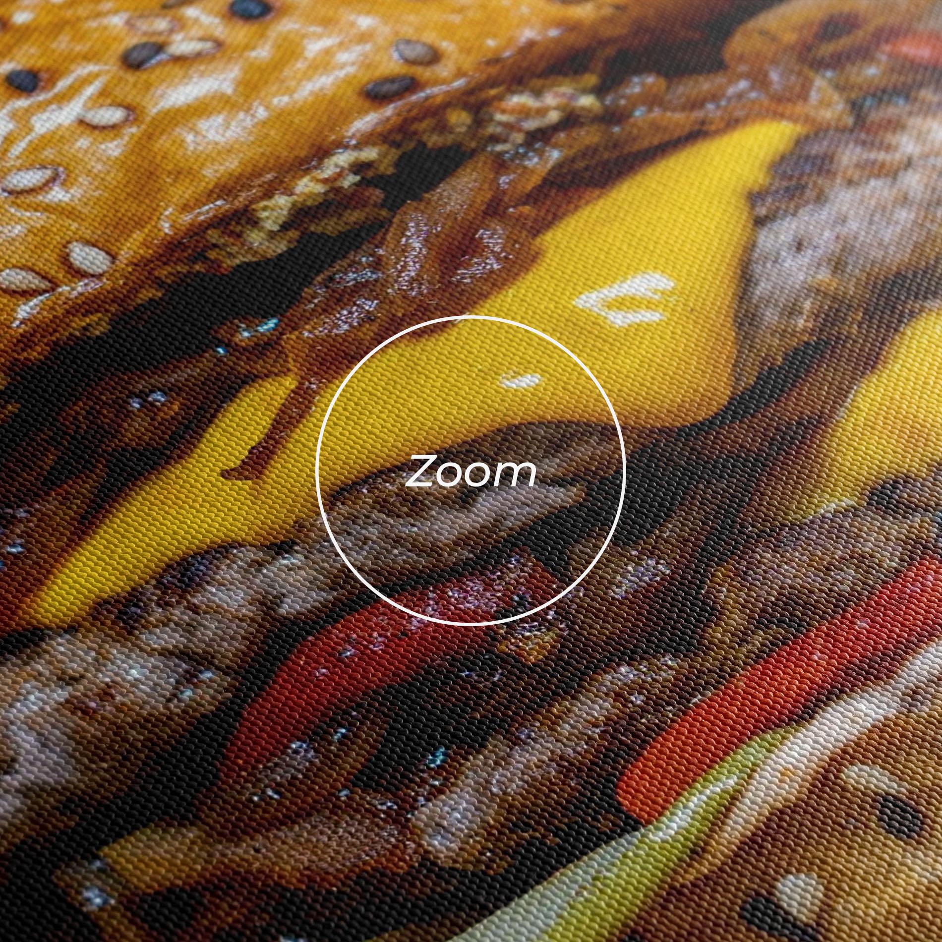 Tablou Canvas Tasty Hamburger mockup 3
