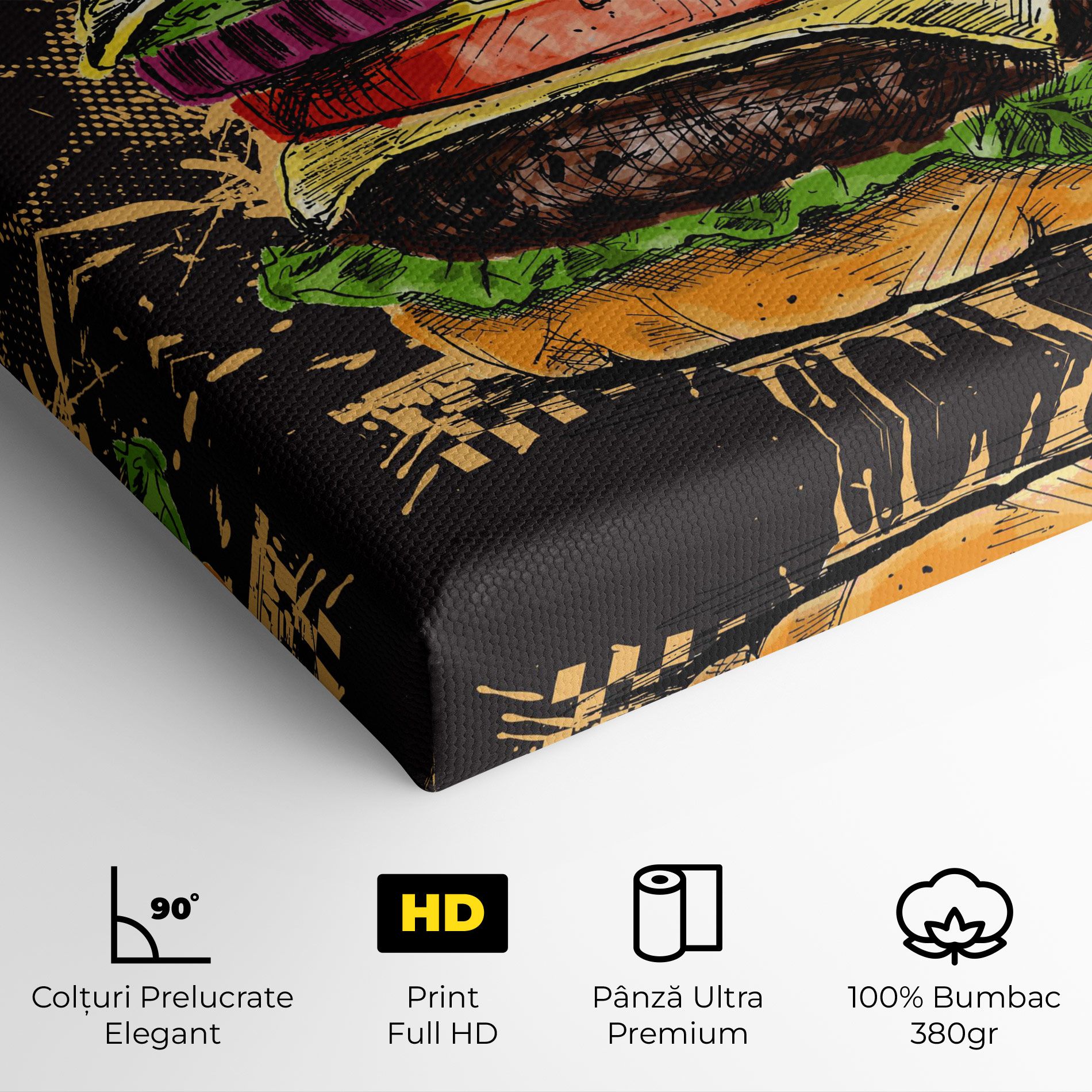 Burger Drawing mockup 4