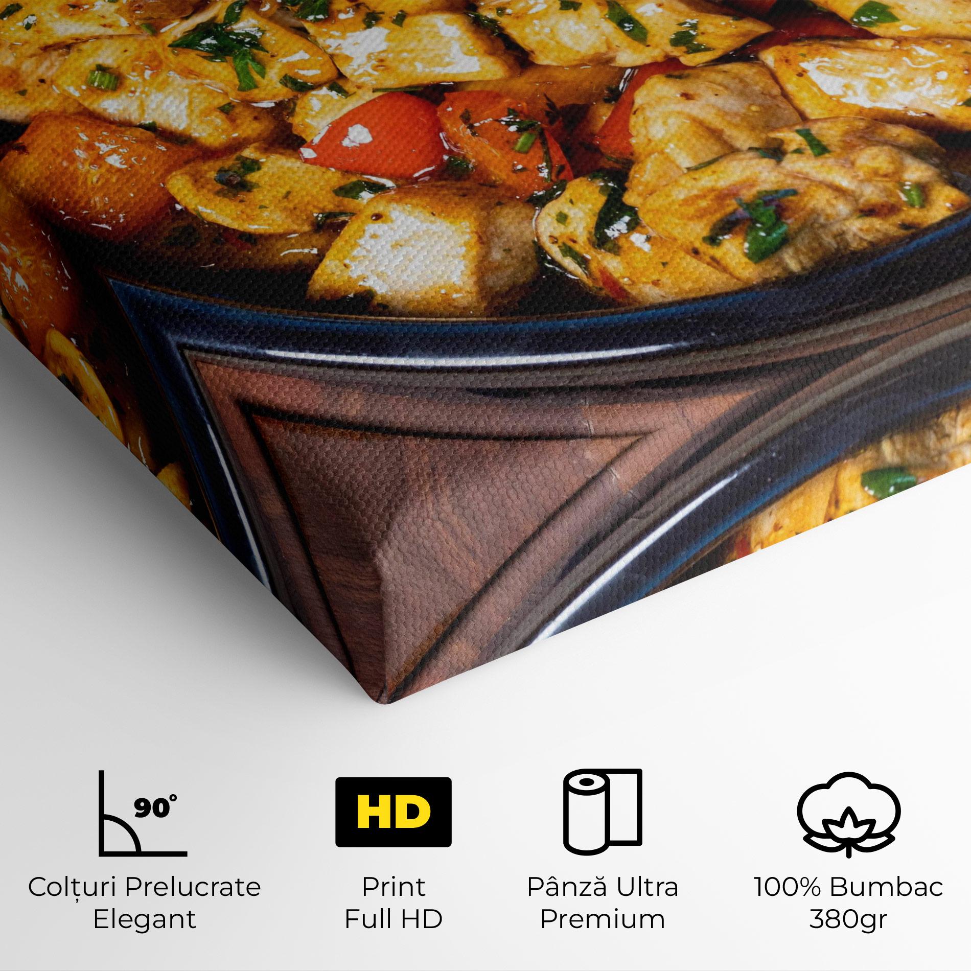 Tablou Canvas Chicken Food mockup 4