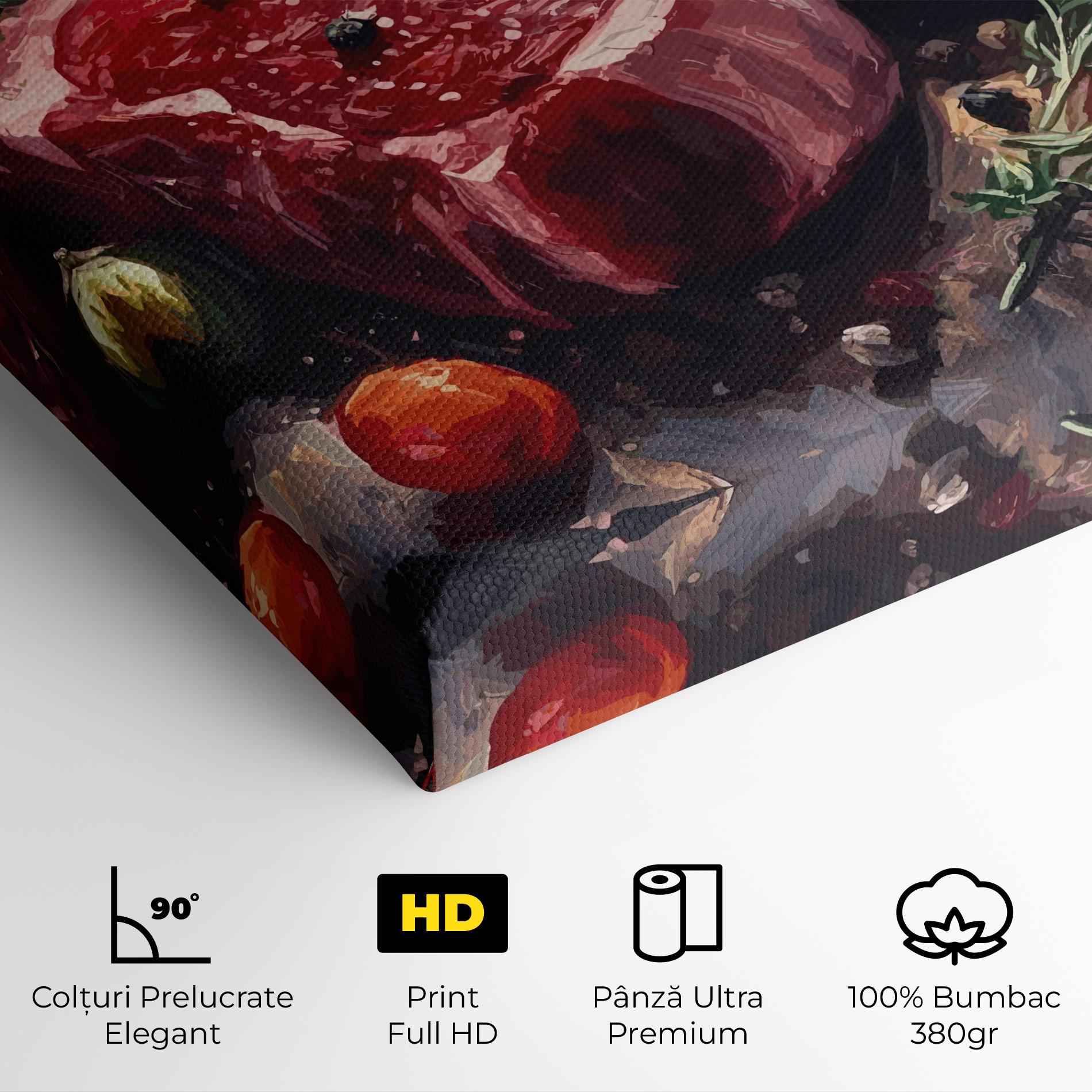 Tablou Canvas Meat With Tomatoes mockup 4