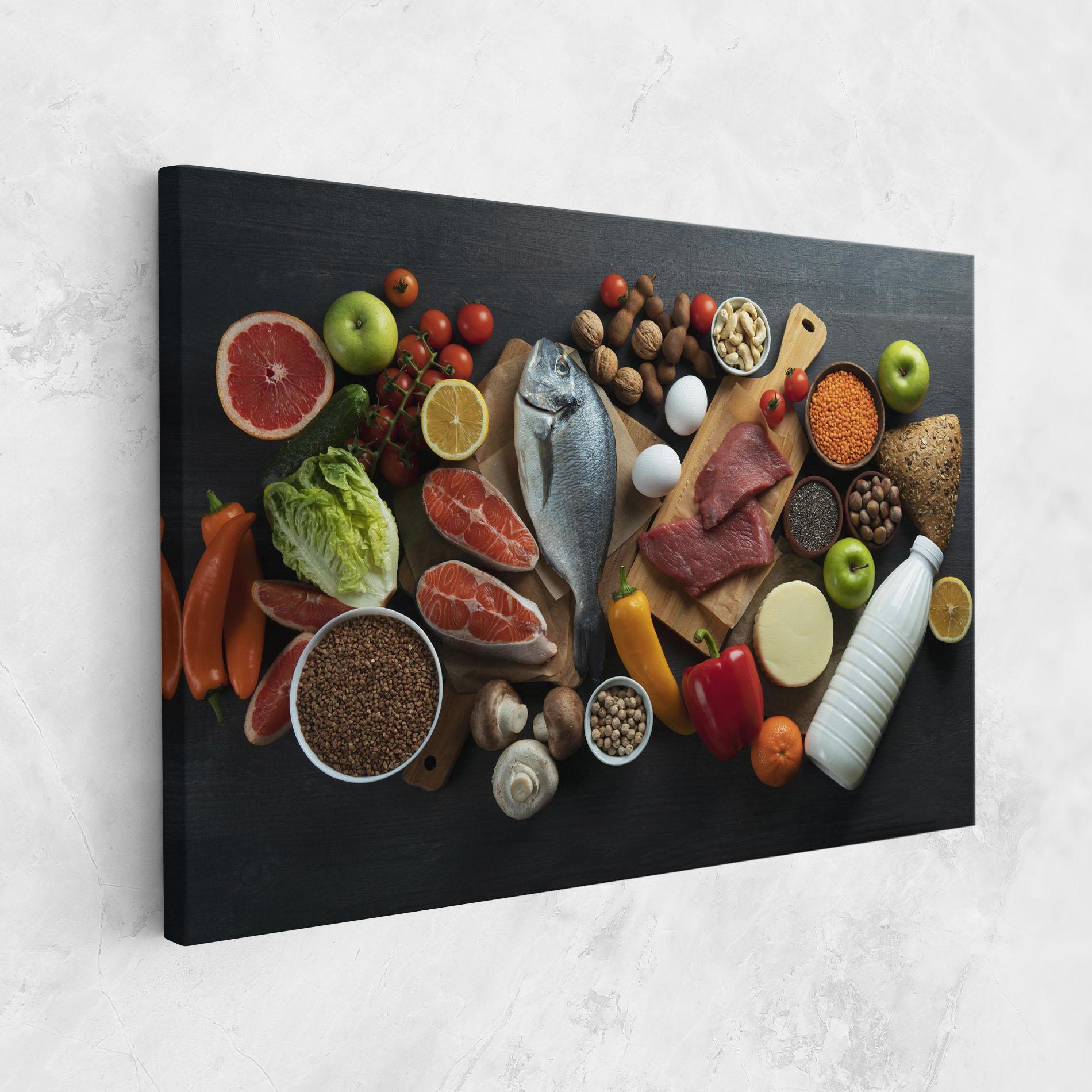 Tablou Canvas Food Ingredients mockup 1