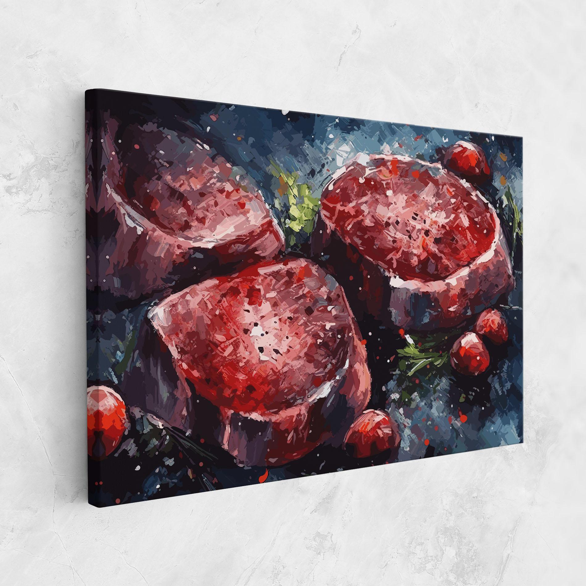Tablou Canvas Meat Art mockup 1