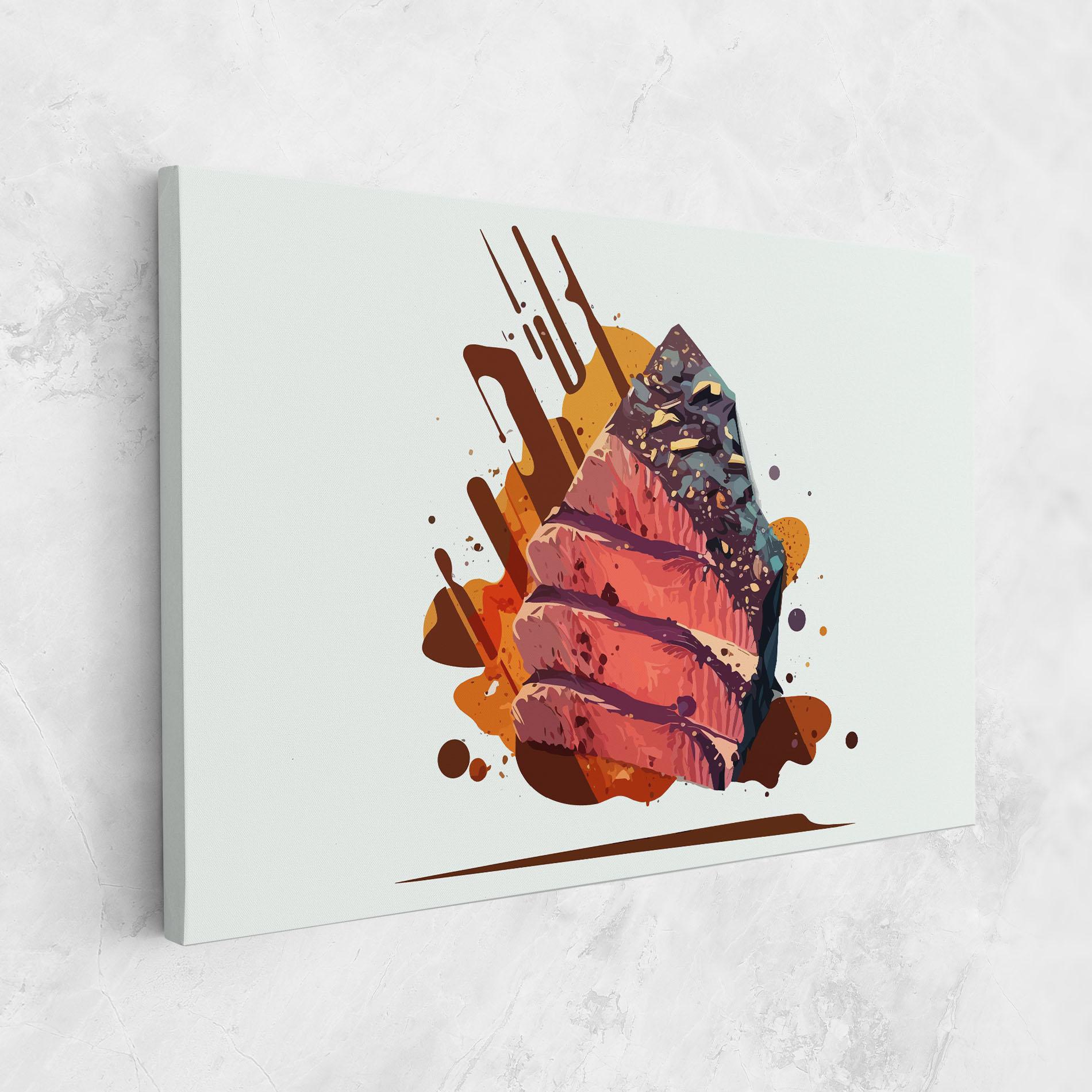 Tablou Canvas Meat Floating mockup 1