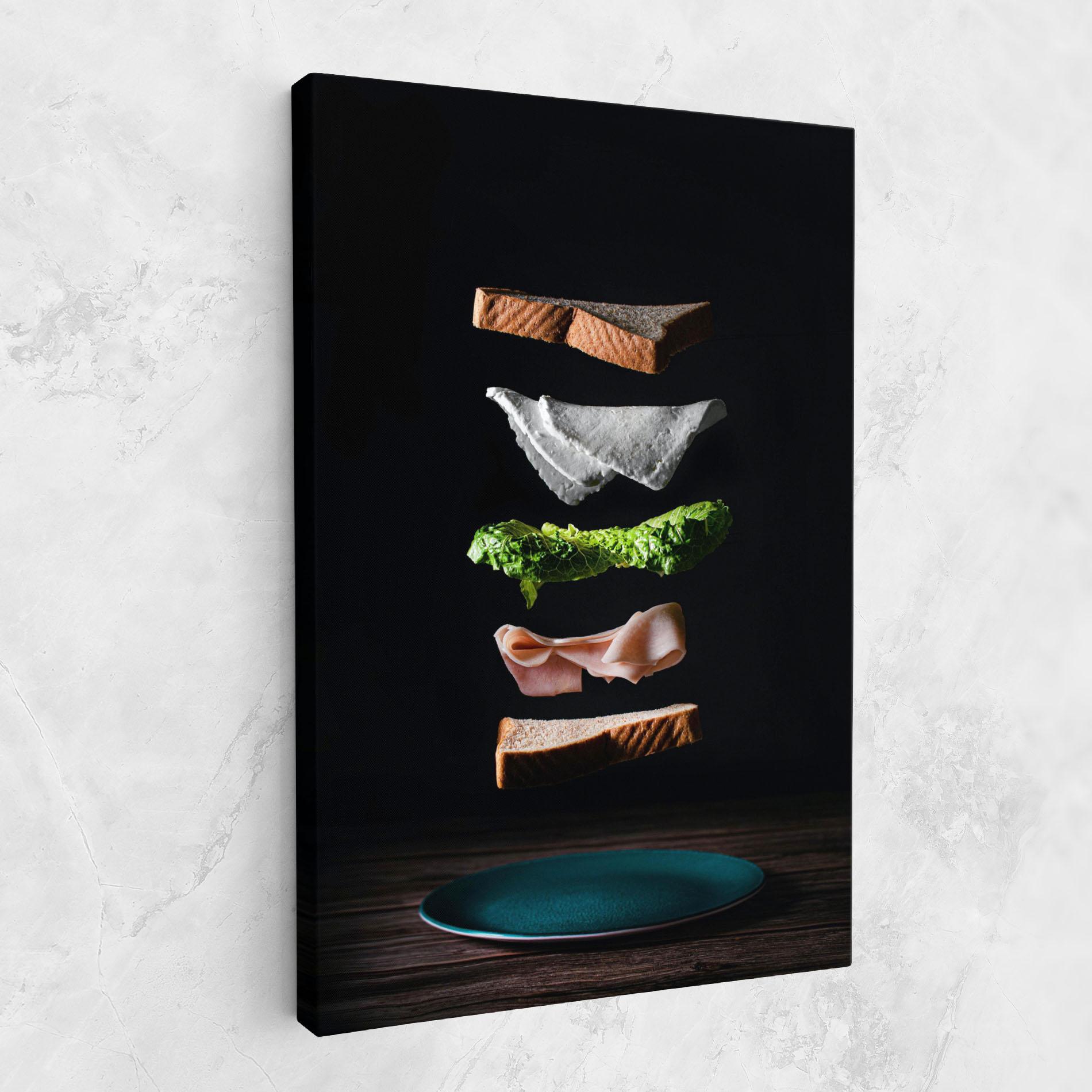 Tablou Canvas Floating Sandwich mockup 1