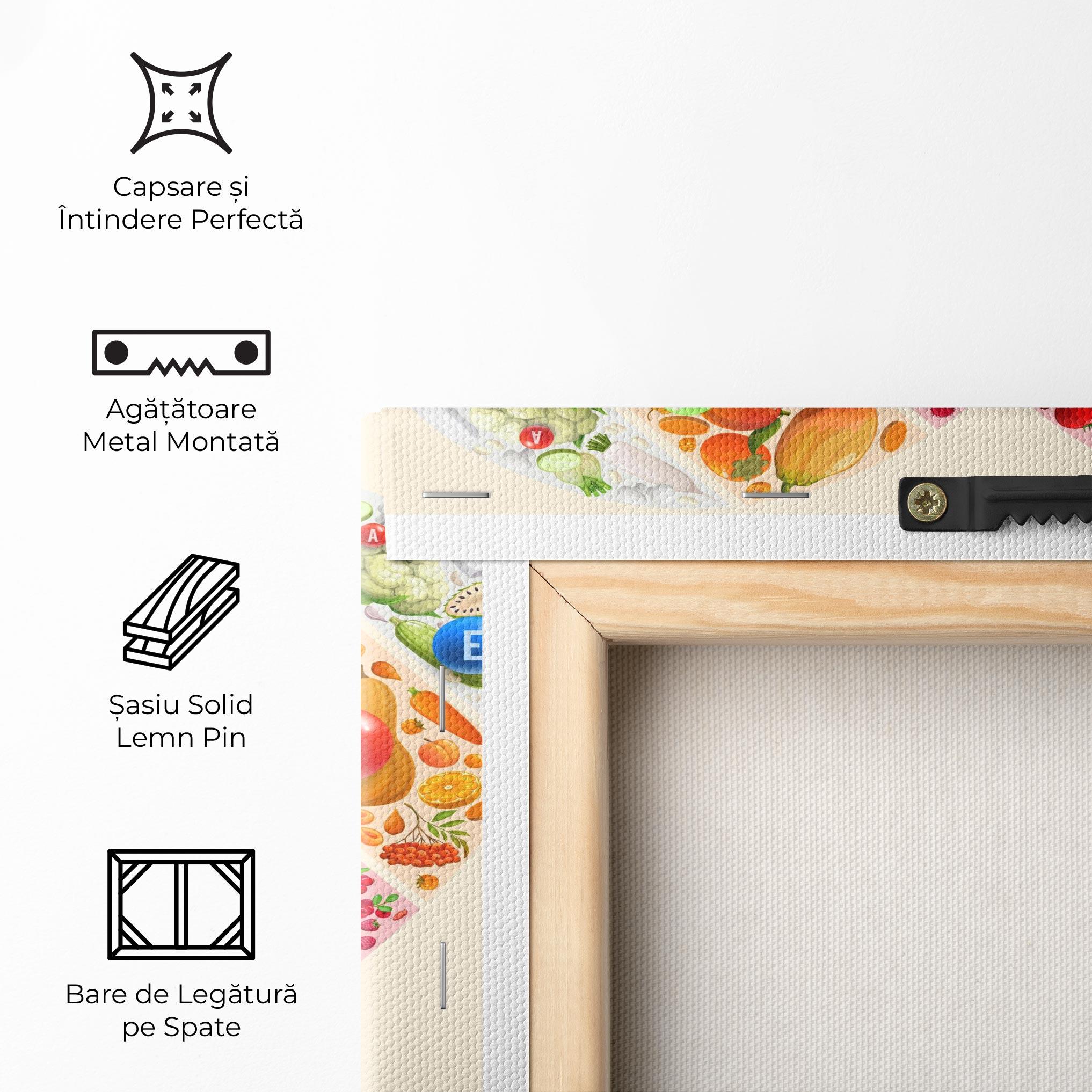 Tablou Canvas Food Heart mockup 5