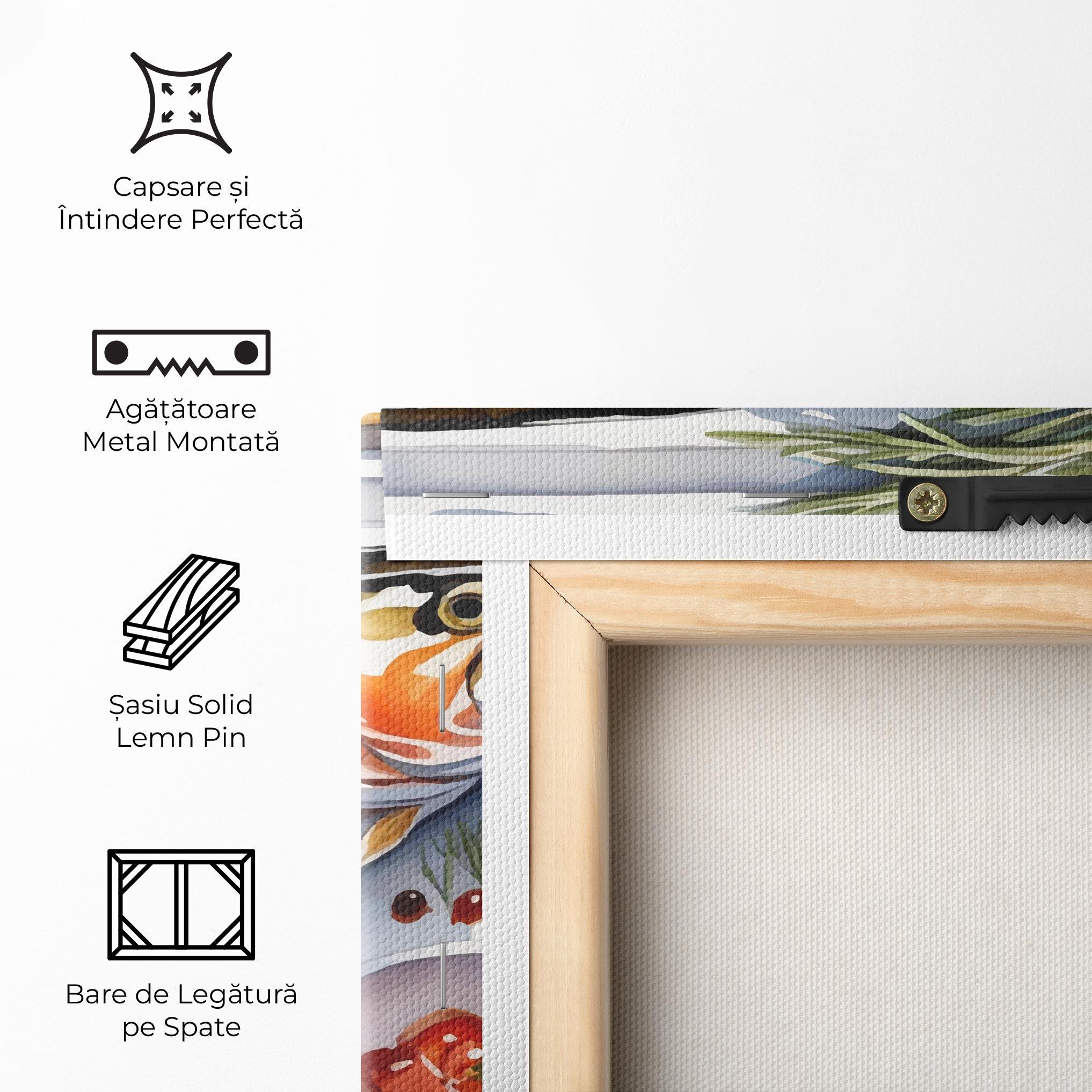 Tablou Canvas Grilled Trout mockup 5