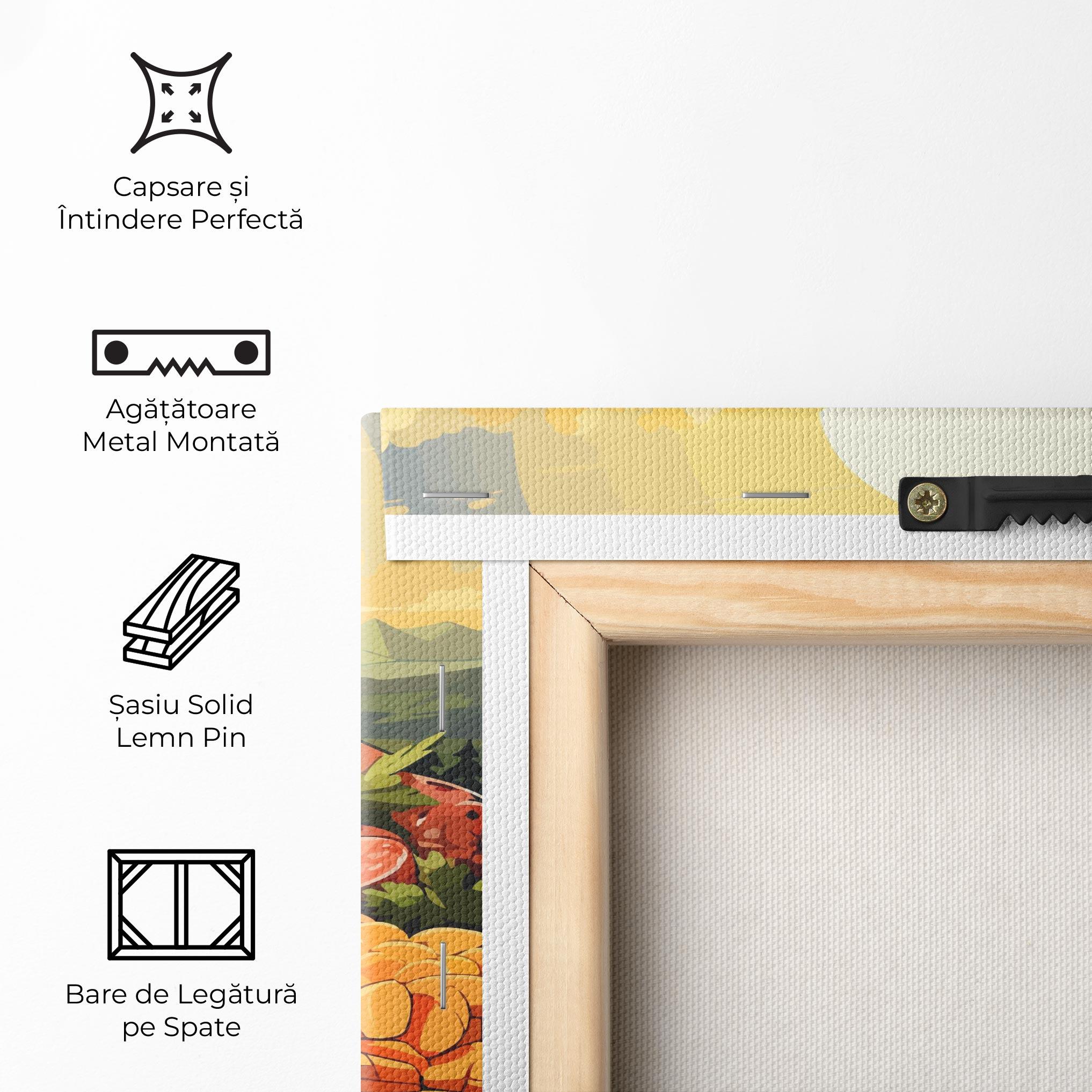 Tablou Canvas Sunset Sousages mockup 5