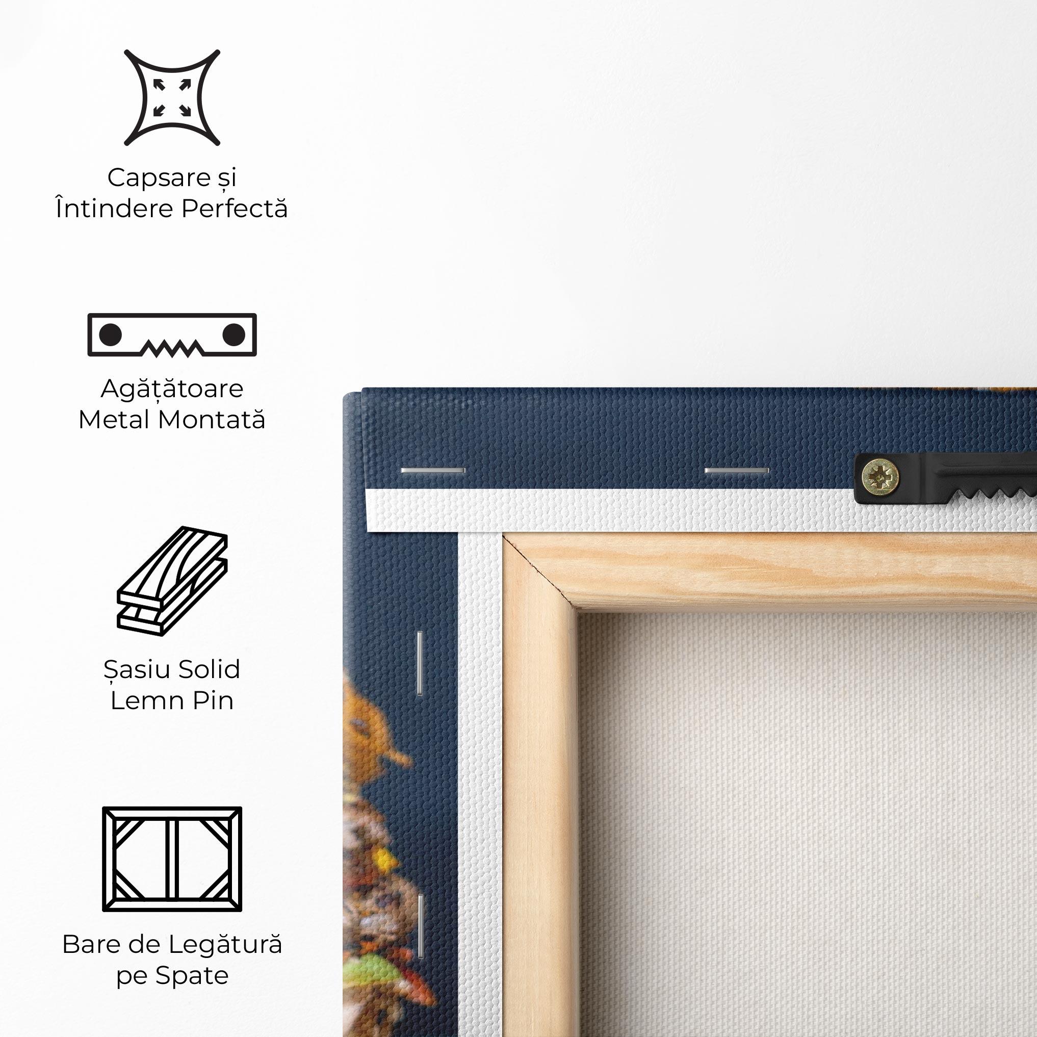 Tablou Canvas Tasty Hamburger mockup 5