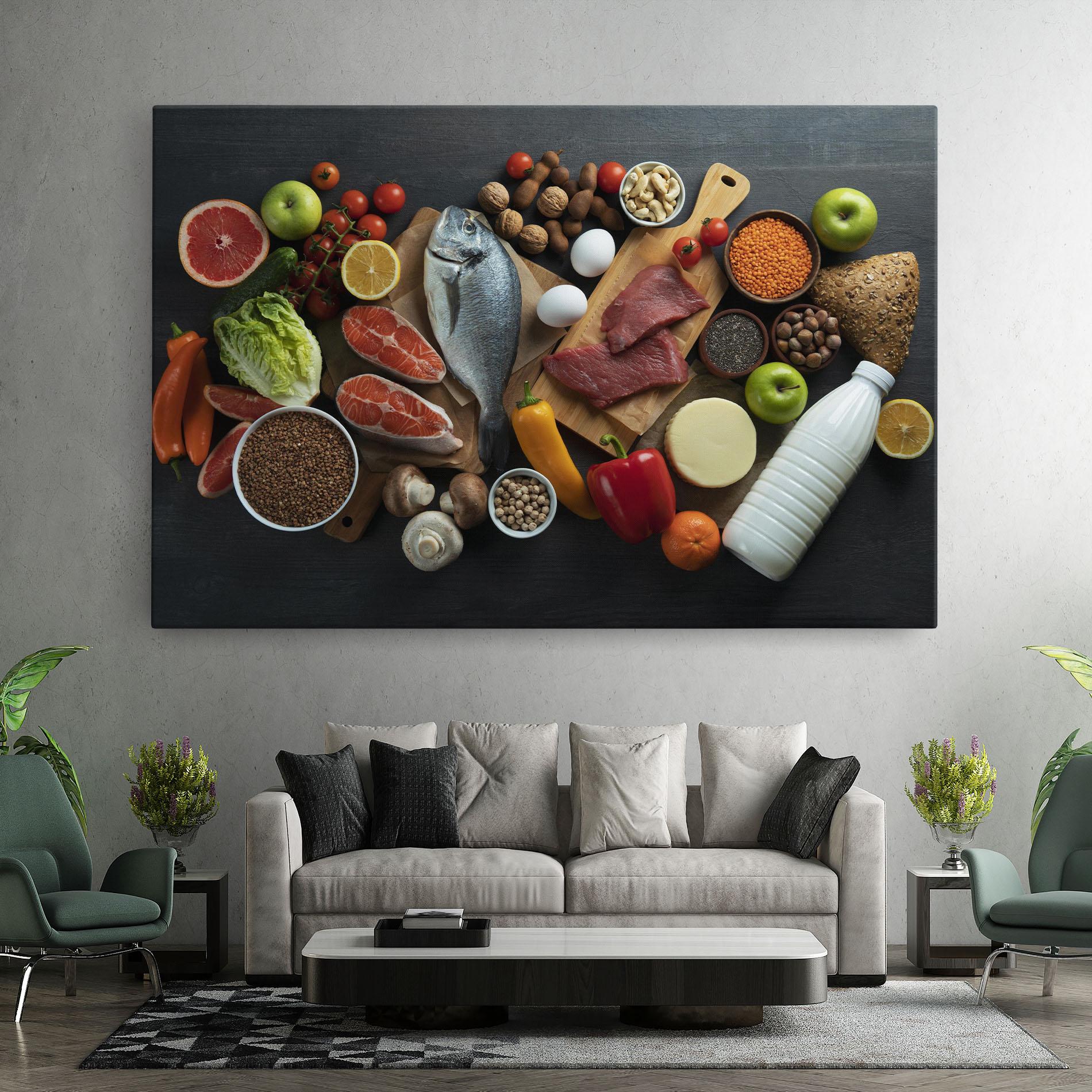 Tablou Canvas Food Ingredients mockup 7