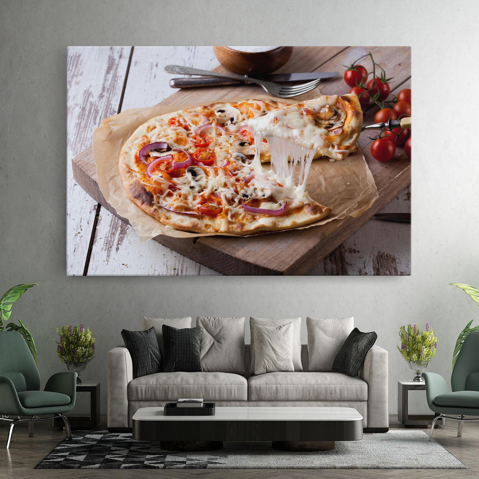 Tablou Canvas Pizza mockup 7
