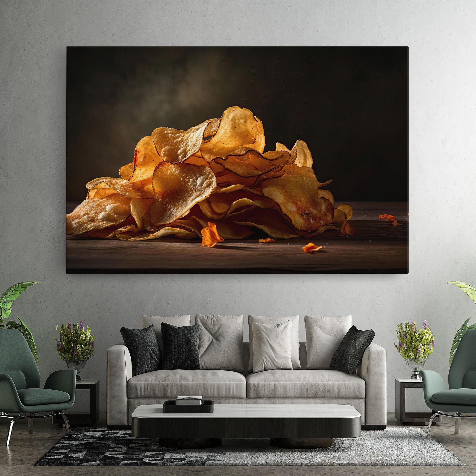 Tablou Canvas Potato Chips mockup 7