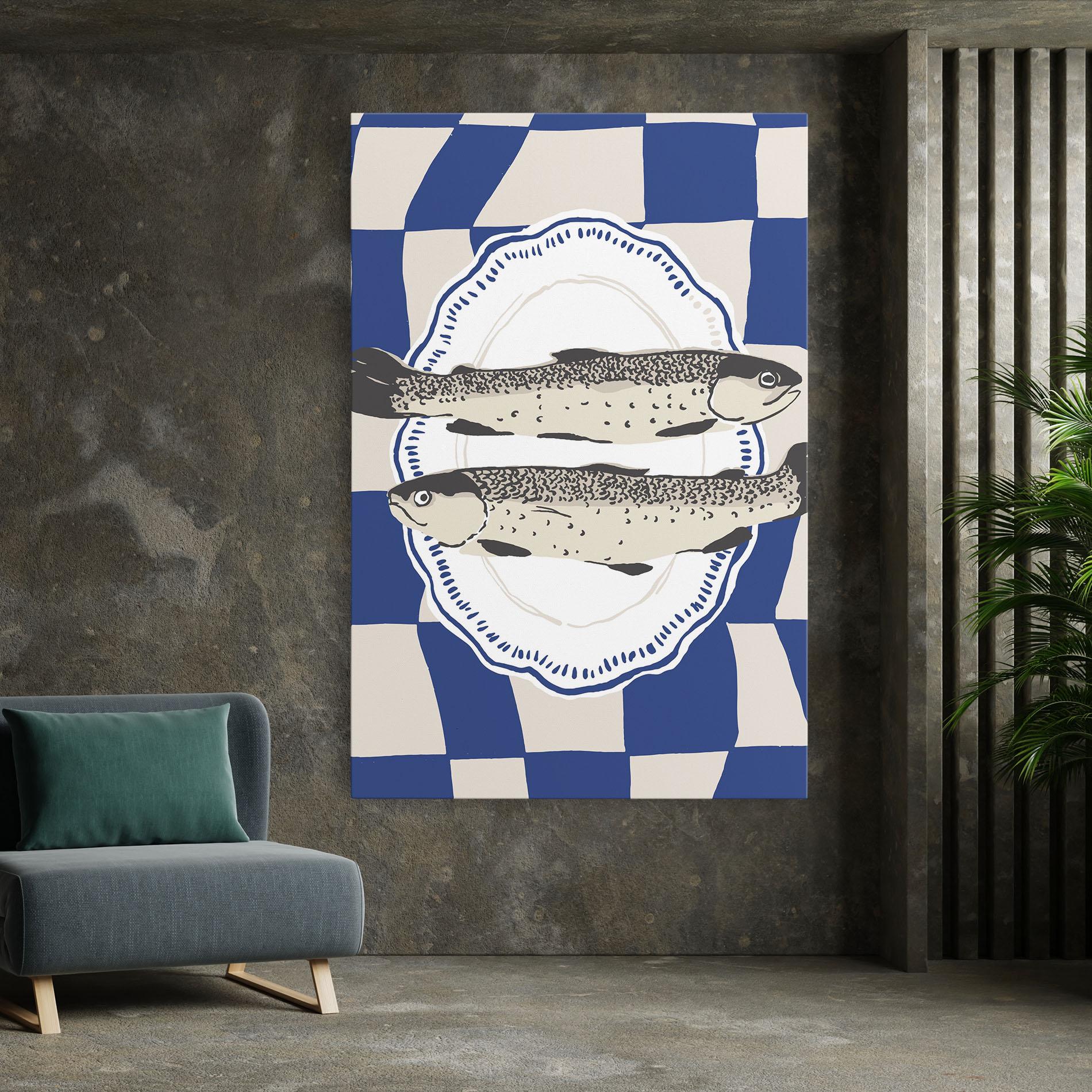 Tablou Canvas Food Fish mockup 7