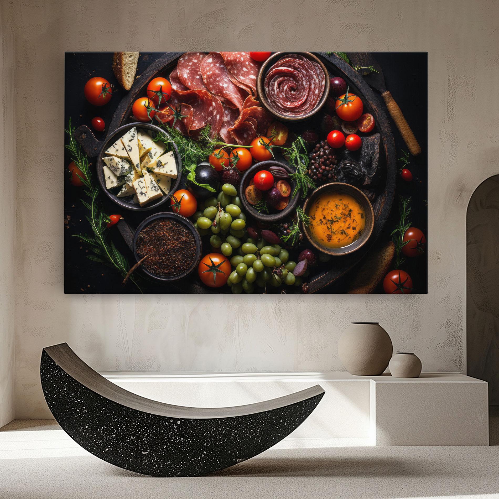 Tablou Canvas Meats Assortment mockup 8