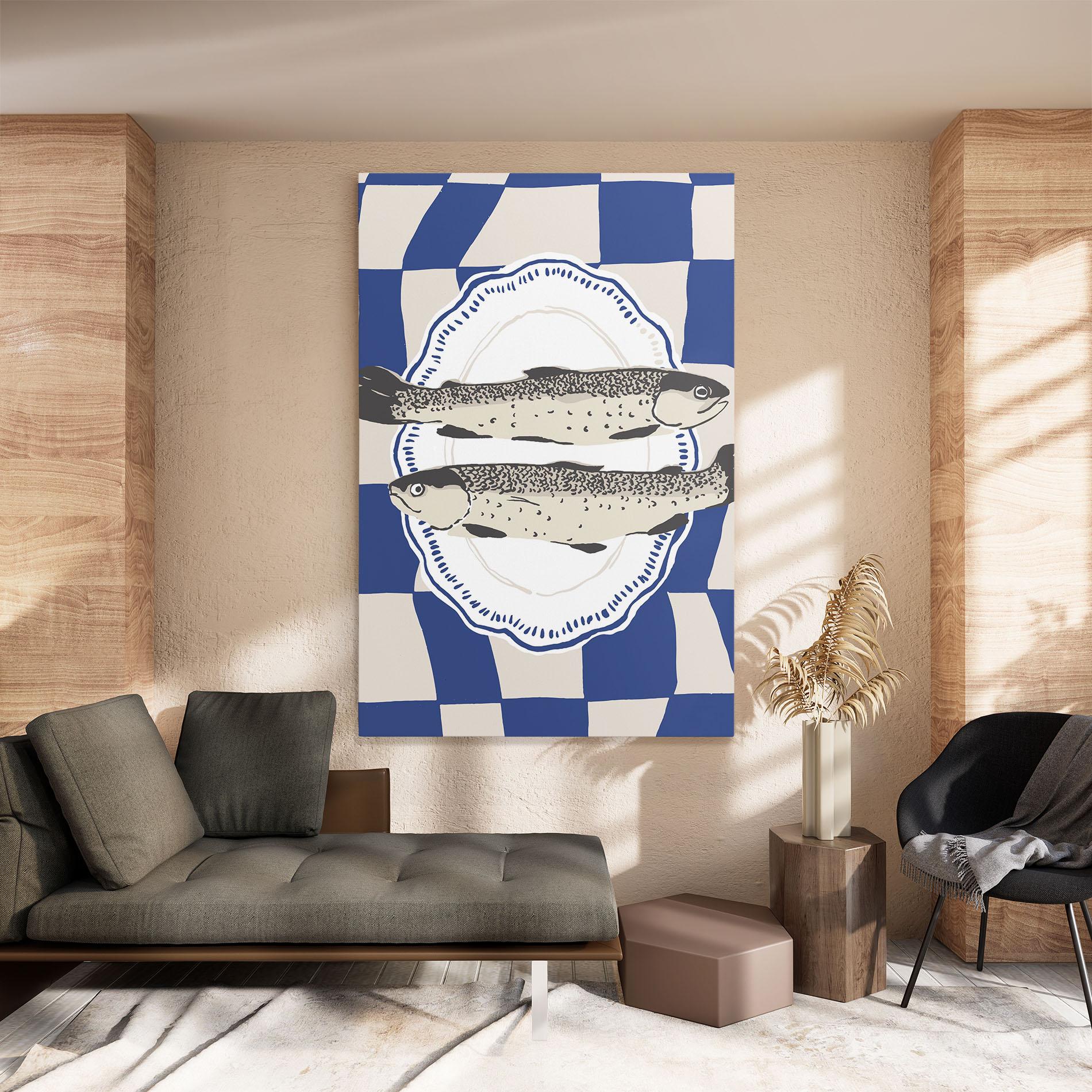 Tablou Canvas Food Fish mockup 8