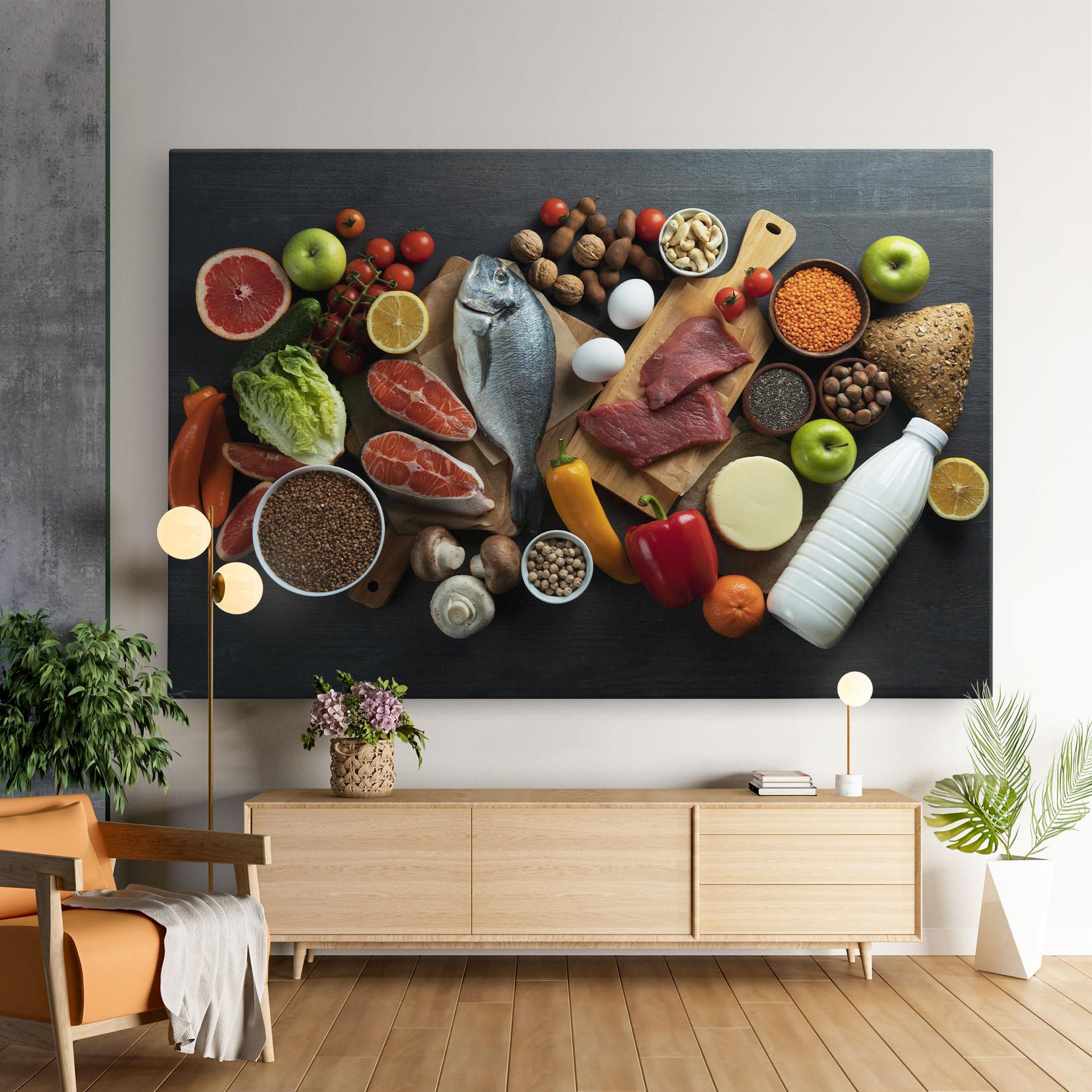 Tablou Canvas Food Ingredients mockup 9