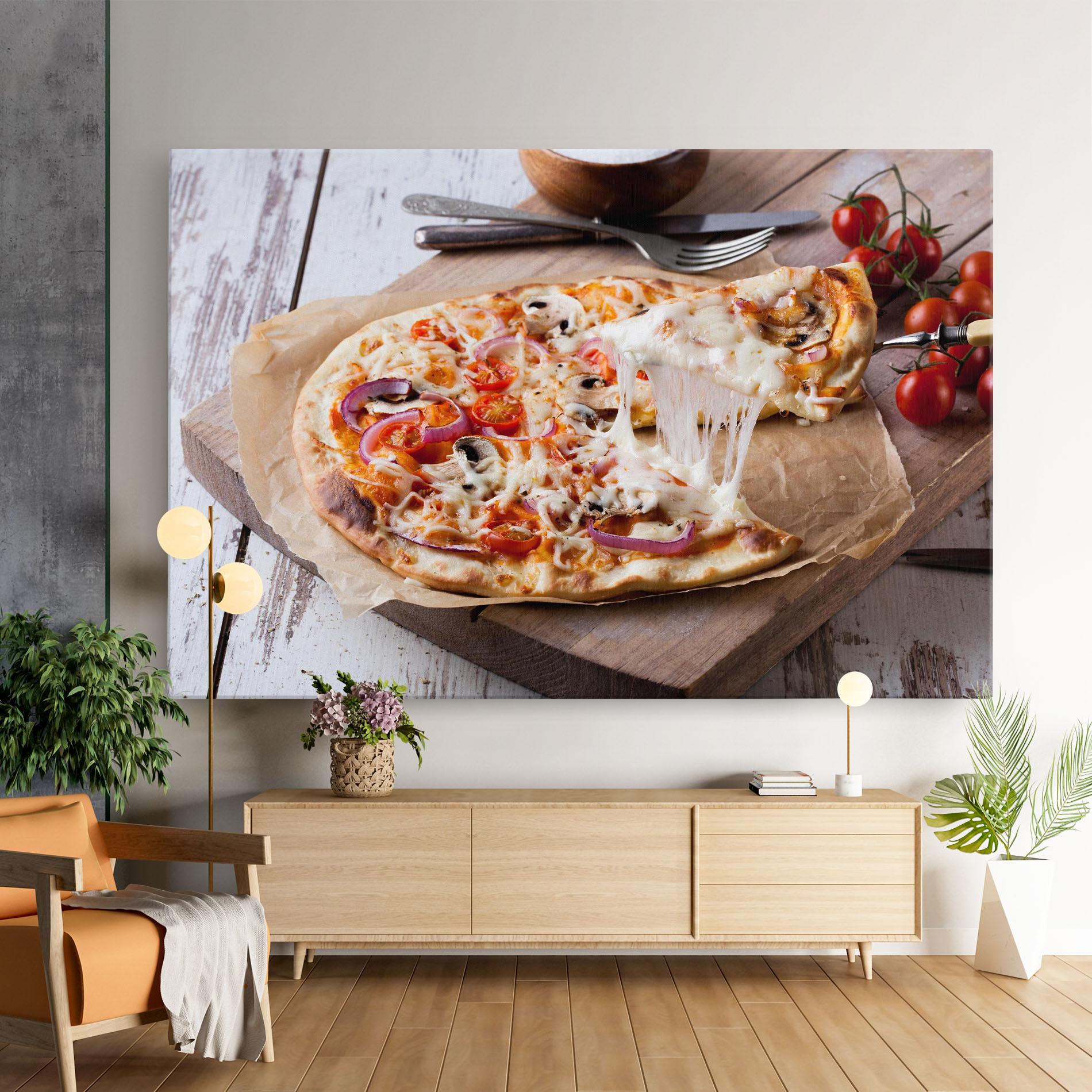Tablou Canvas Pizza mockup 9