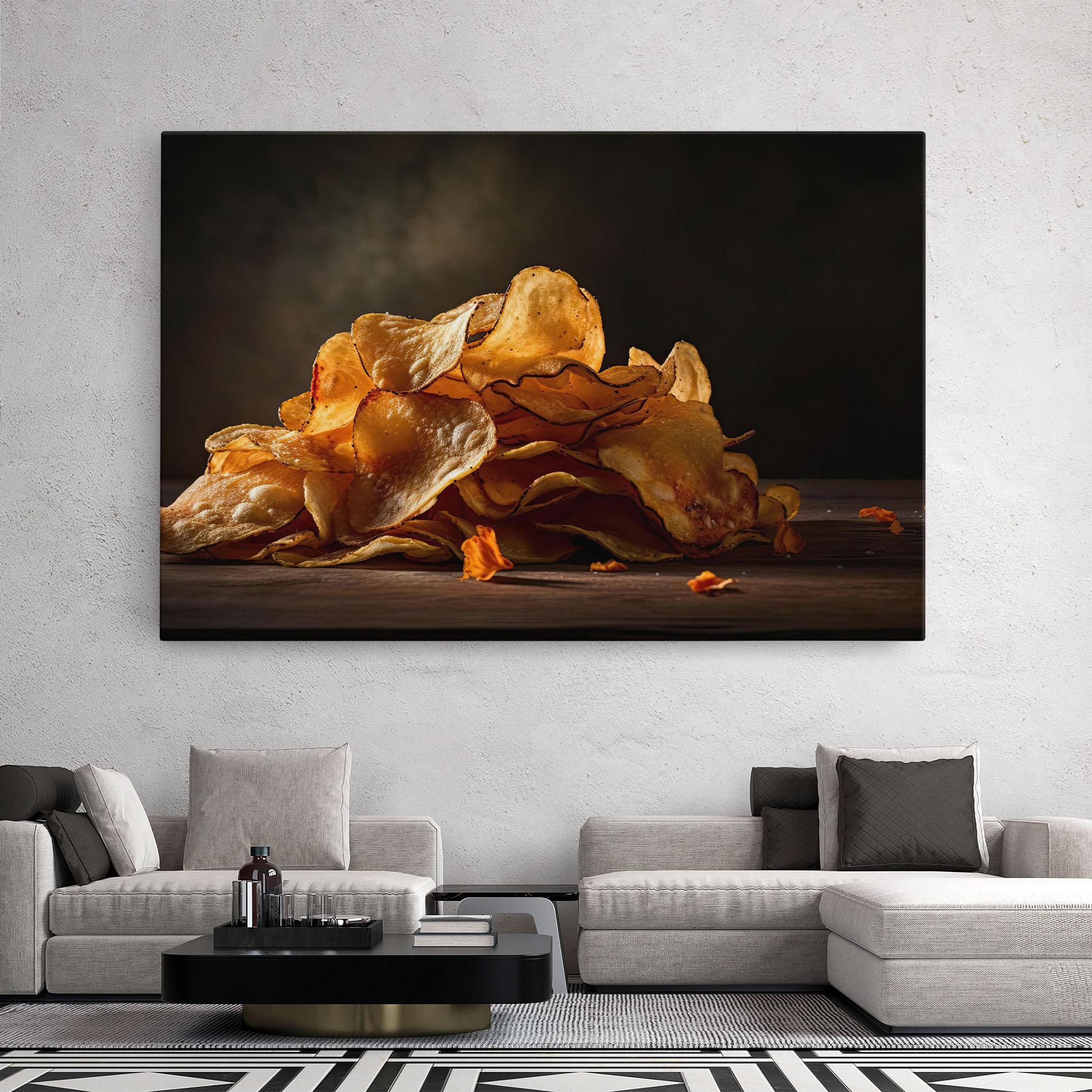 Tablou Canvas Potato Chips mockup 2