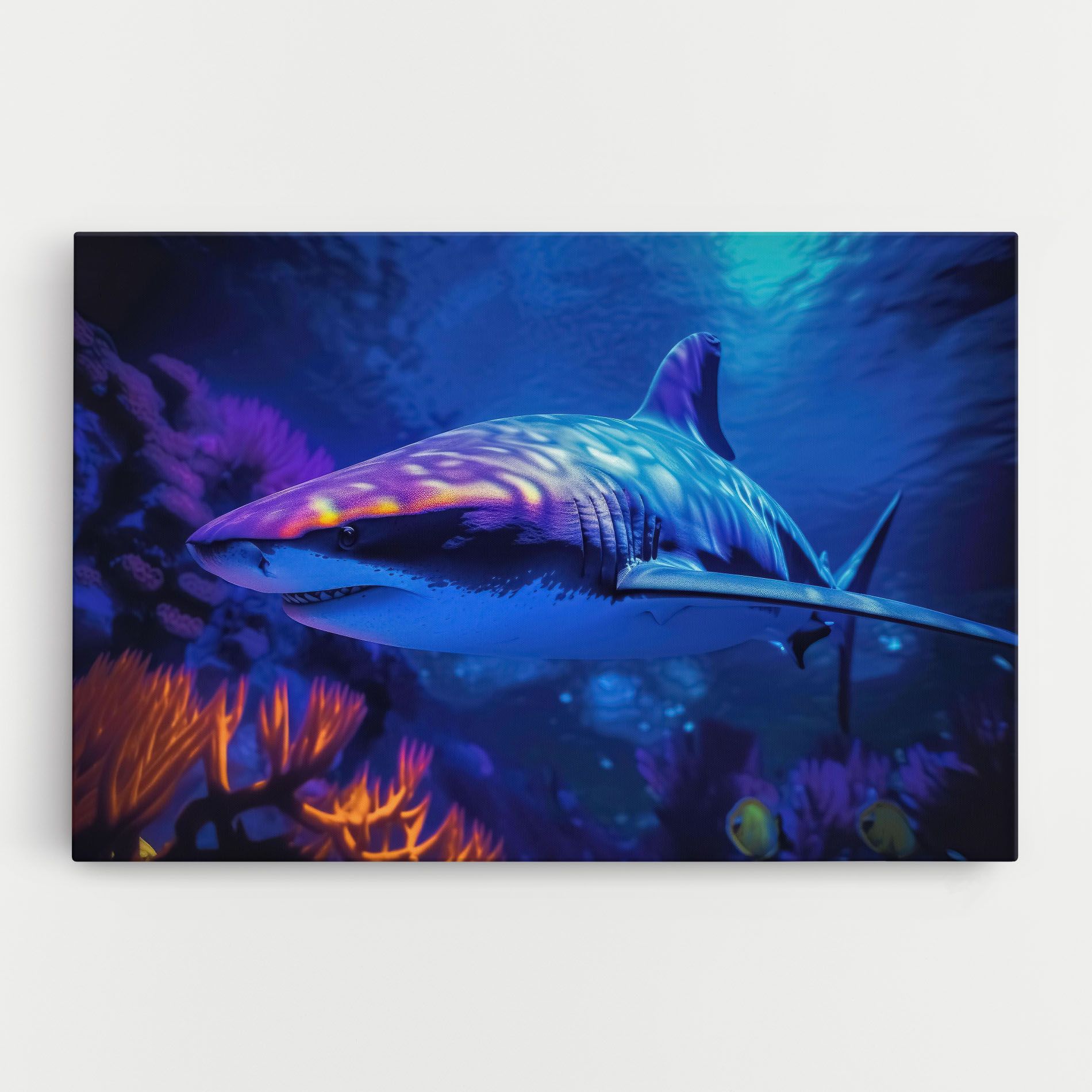 Blue Light Shark mockup 0