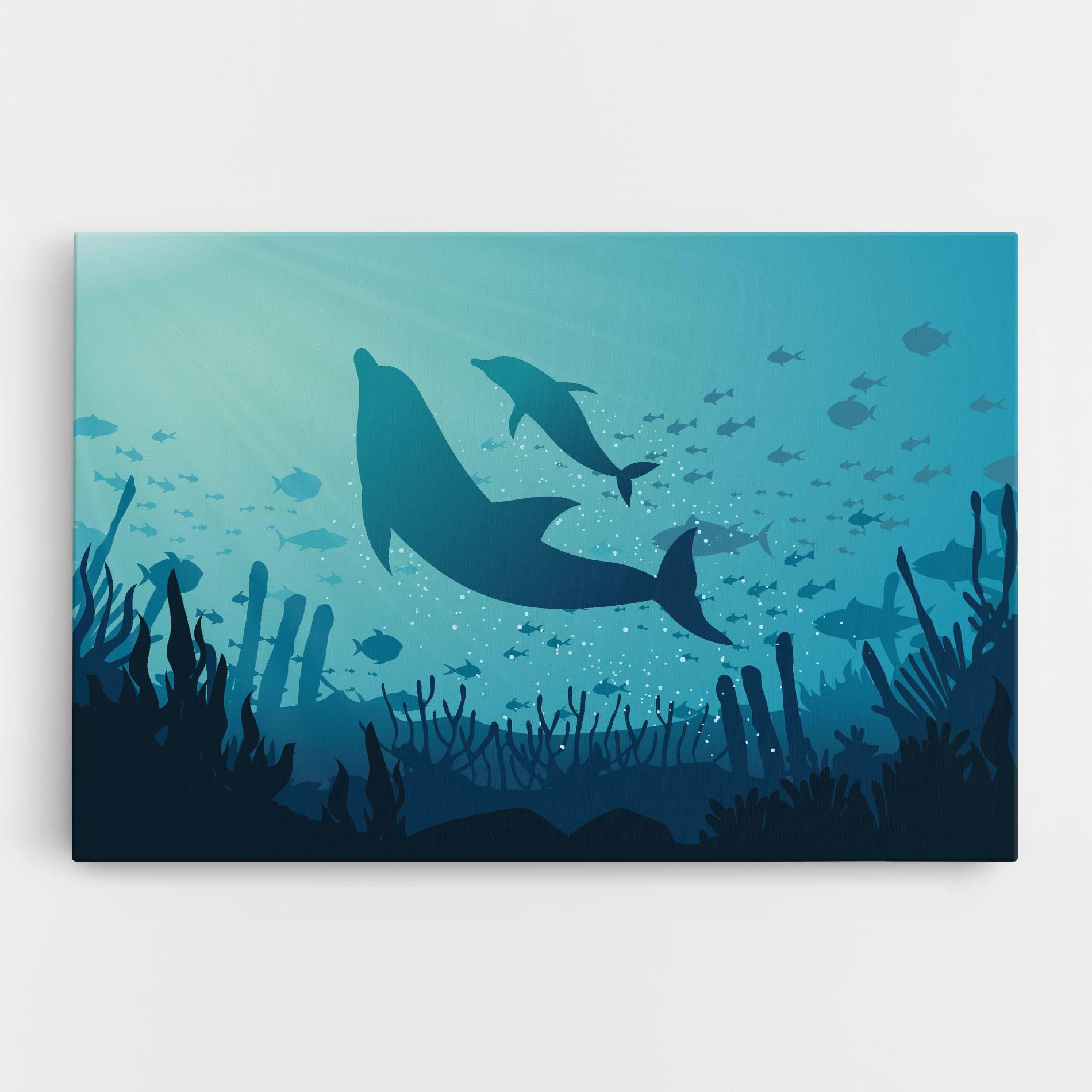 Tablou Canvas Blue Ocean mockup 0