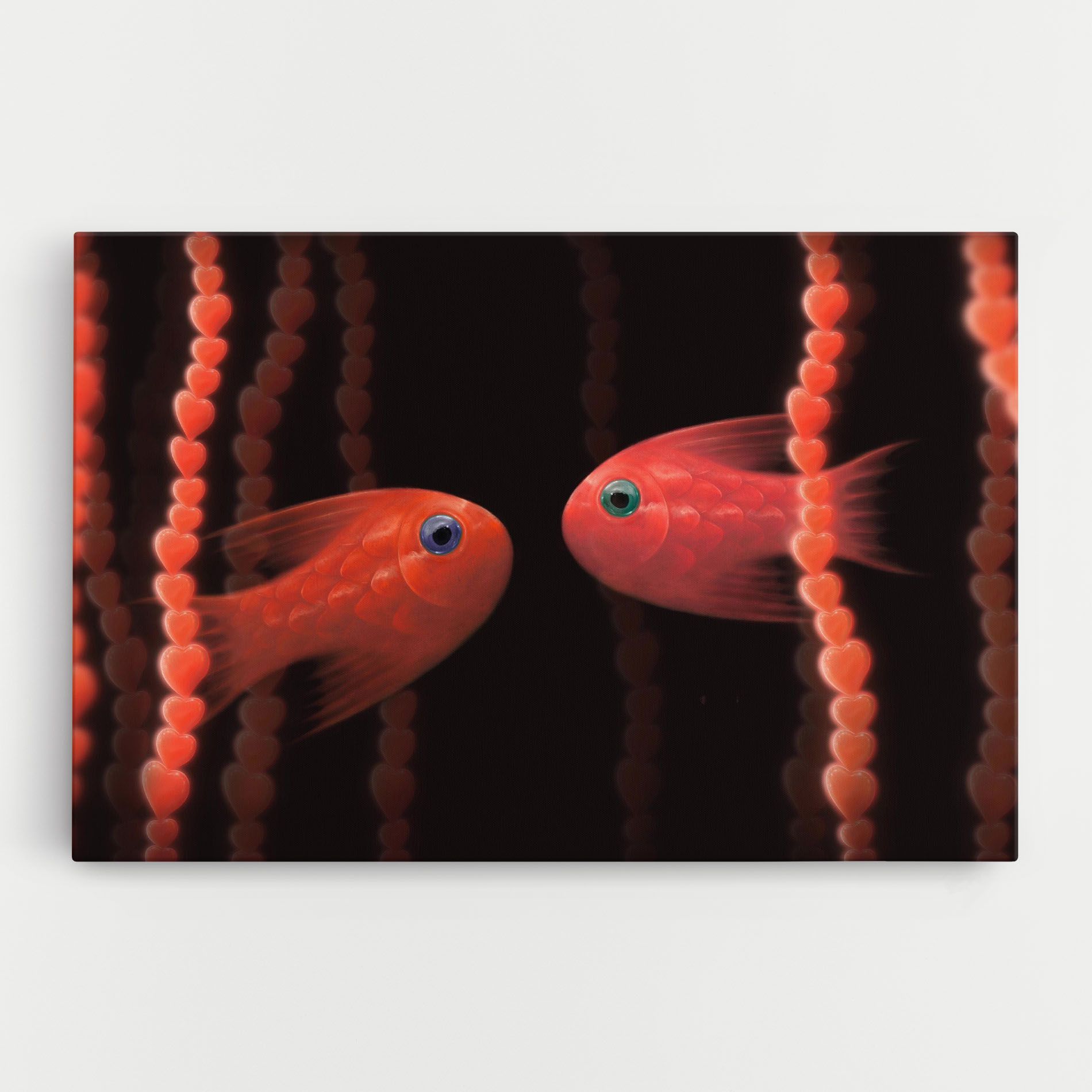 Orange Fish Heart mockup 0