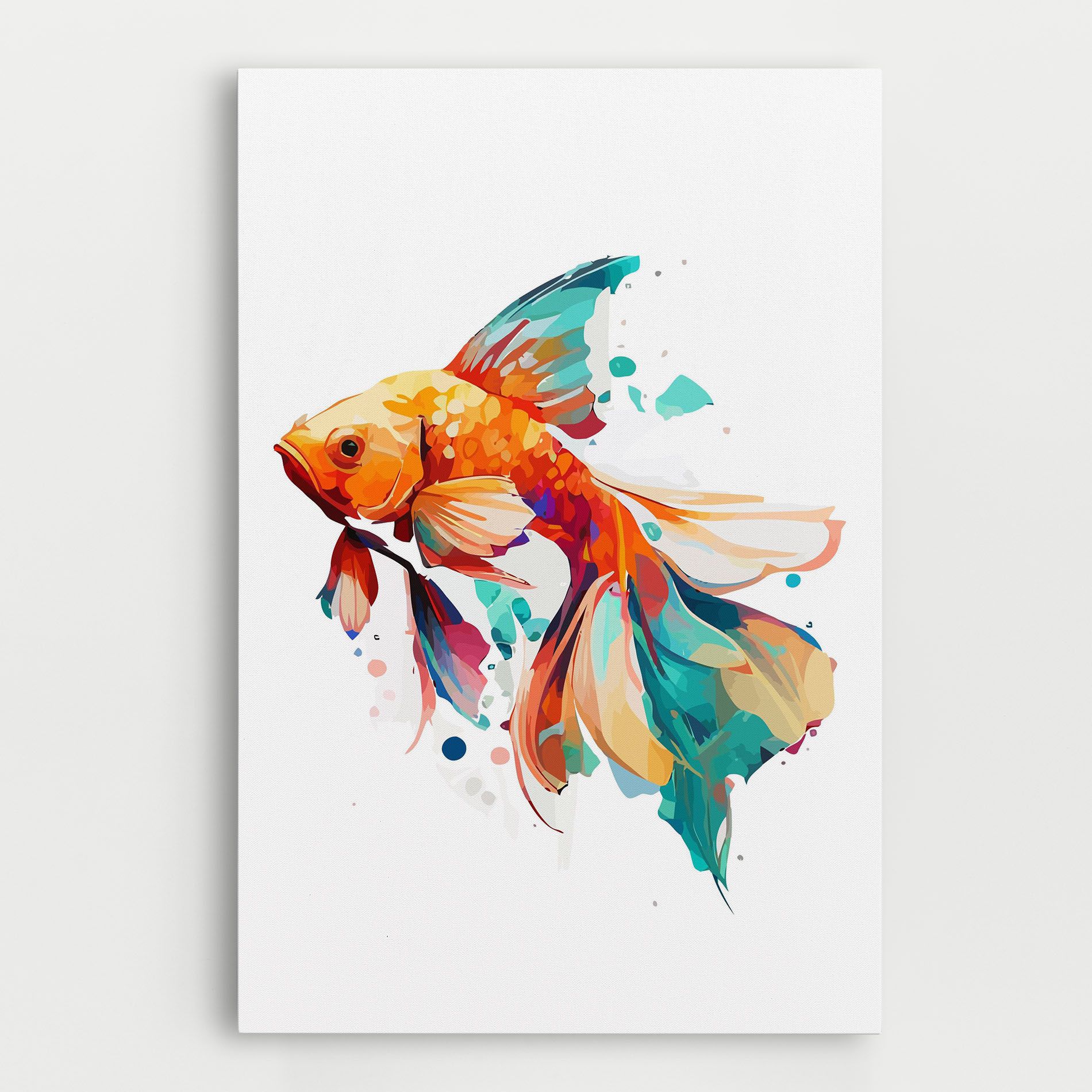 Blue Orange Fish mockup 0