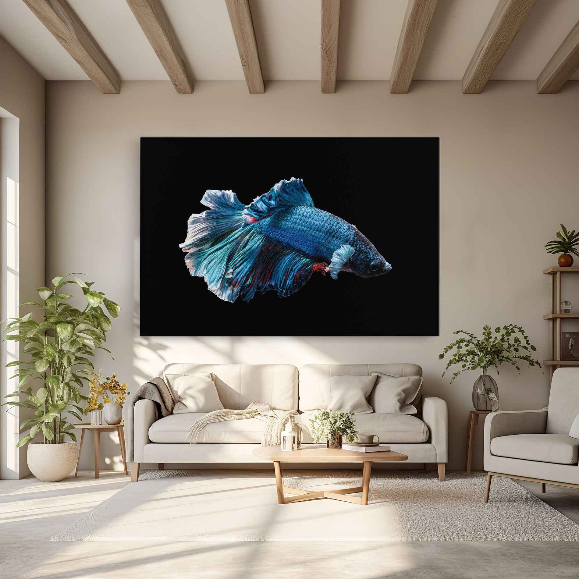 Blue Betta mockup 6