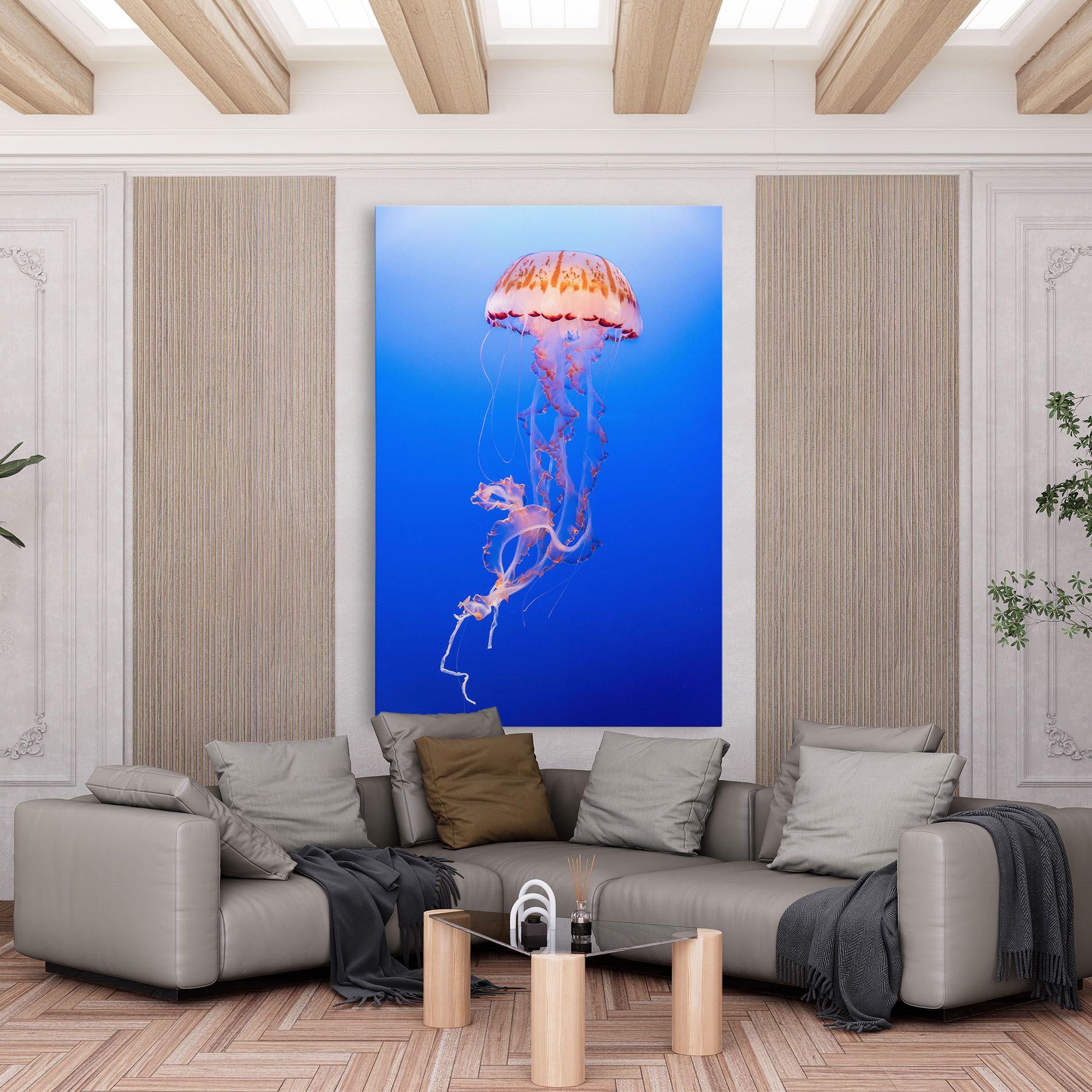 Pretty White Jellyfish mockup 6