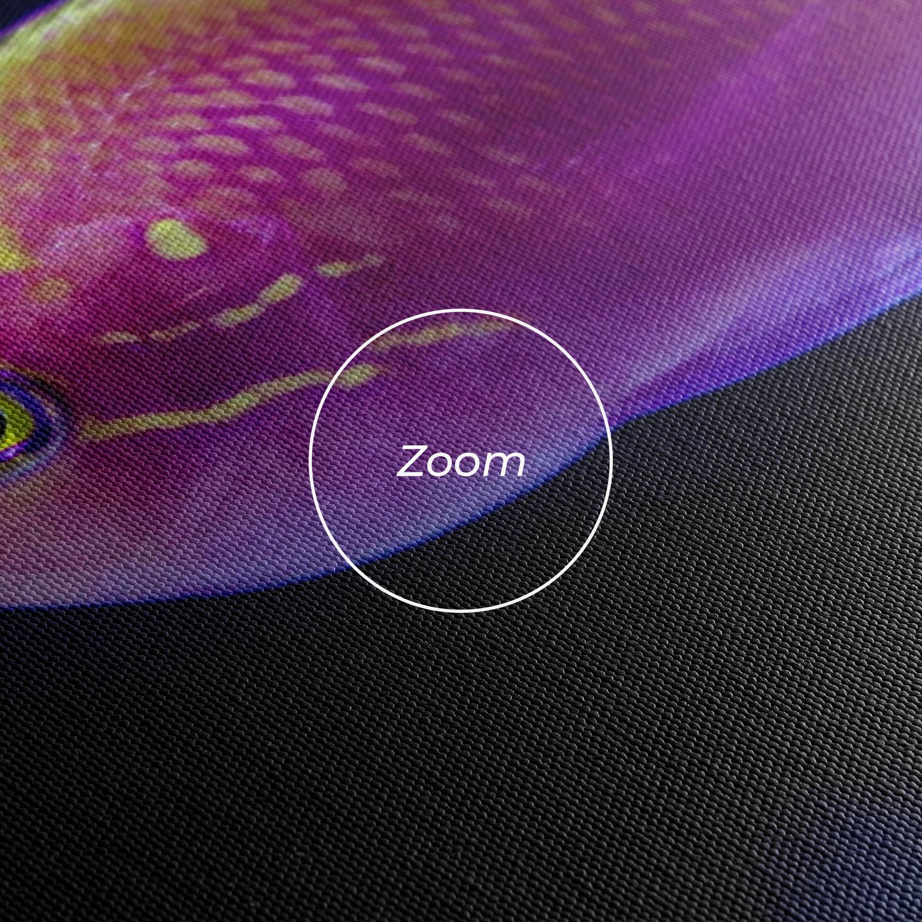 Tablou Canvas Angry Pink Fish mockup 3