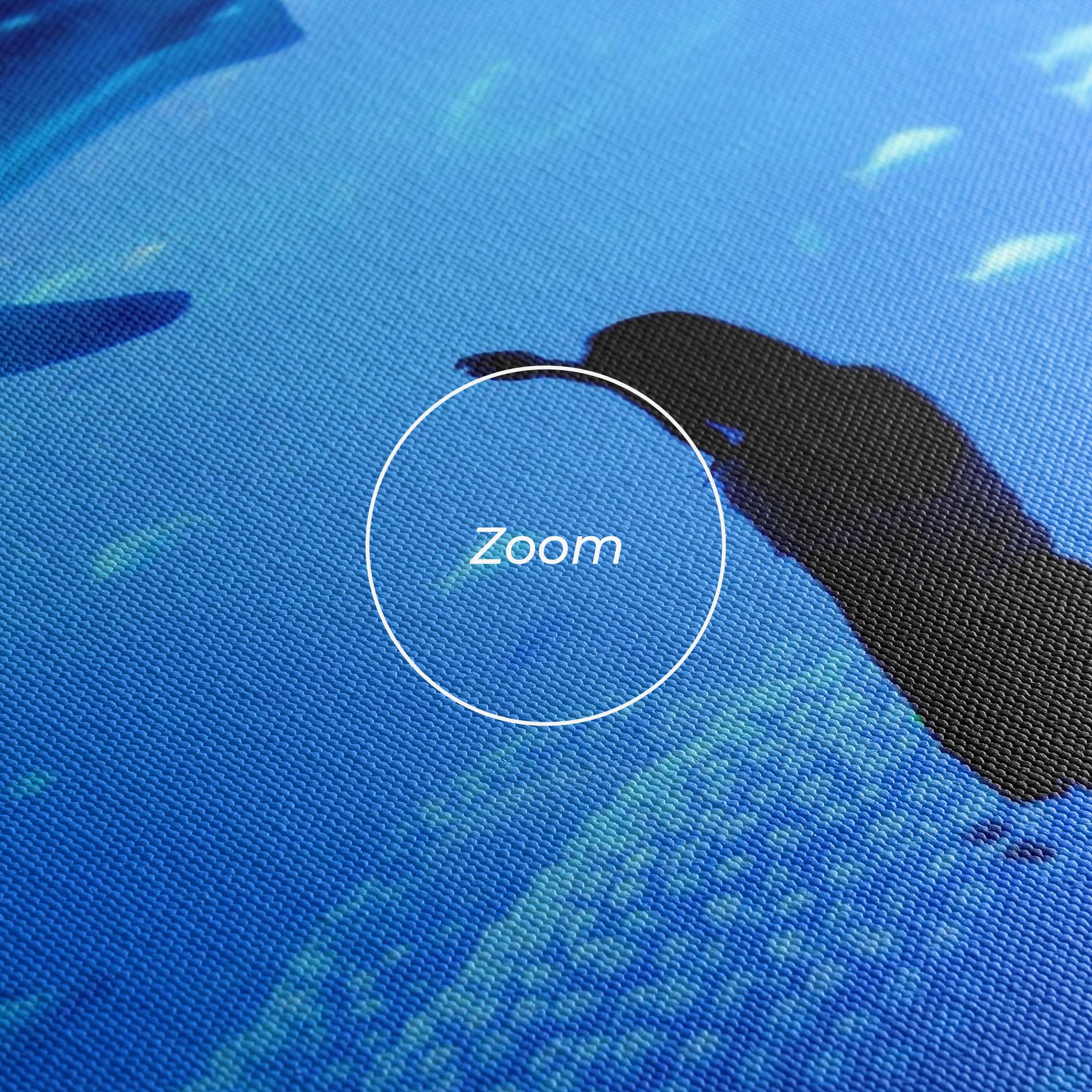 Tablou Canvas Aquarium Girl mockup 3