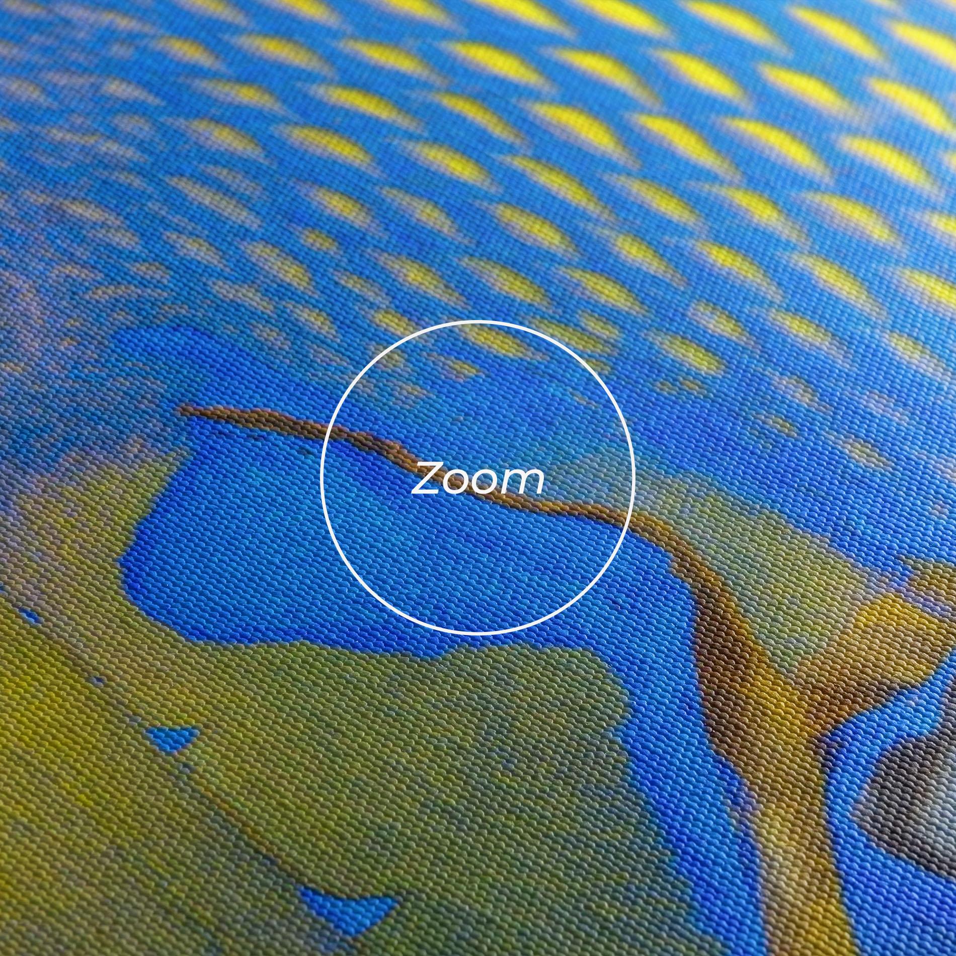 Tablou Canvas Blue Yellow Fish mockup 3