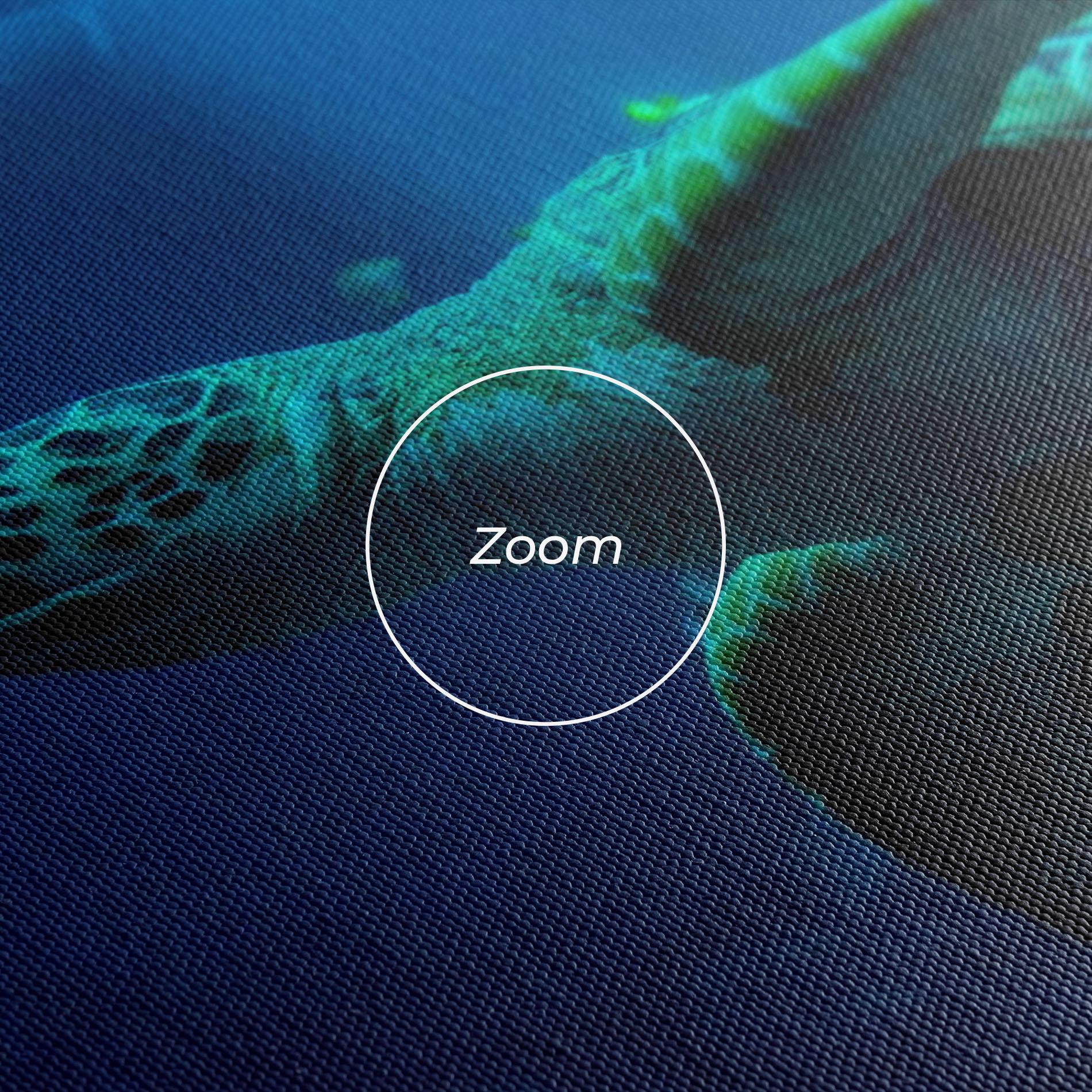 Tablou Canvas Green Turtule mockup 3