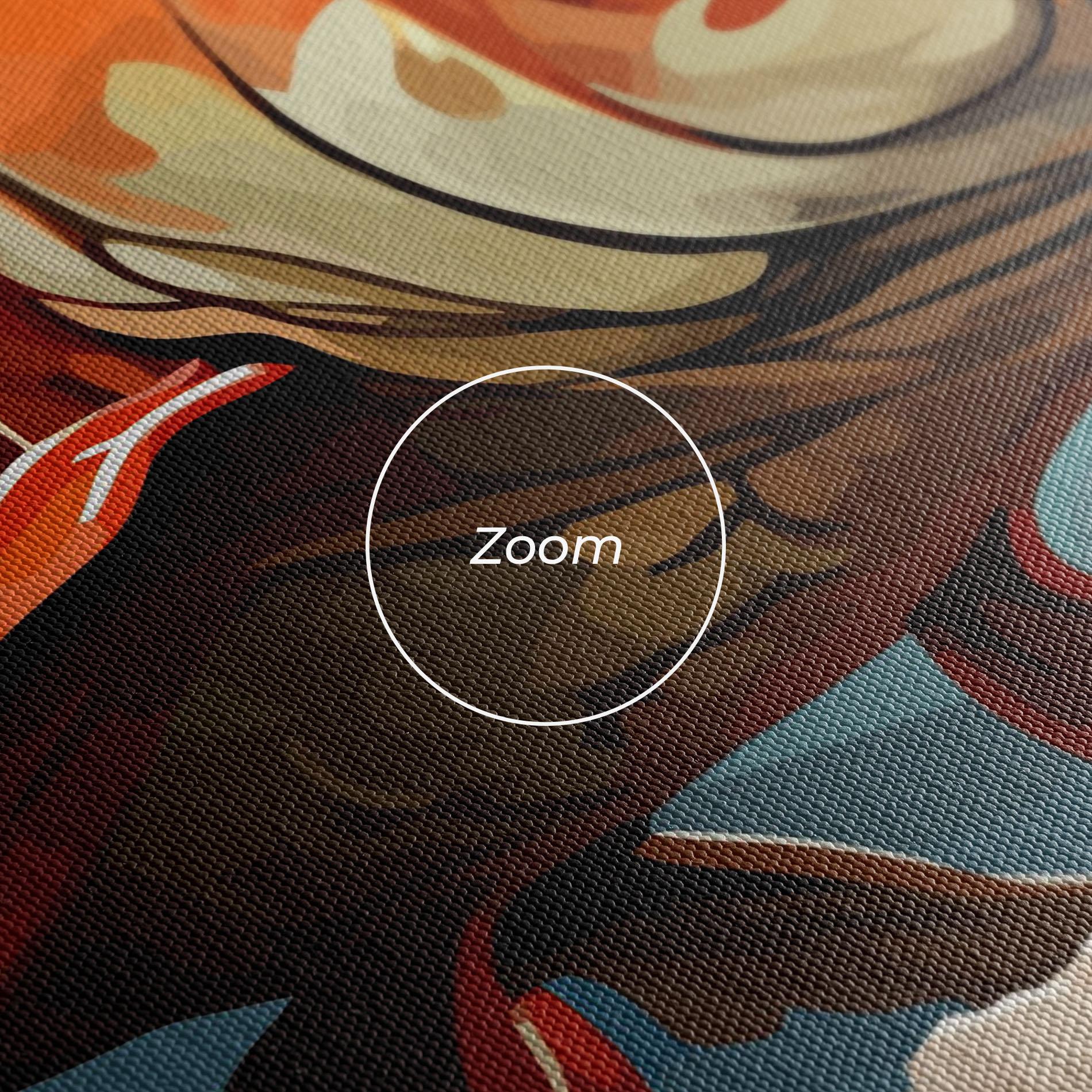 Tablou Canvas Orange Koi mockup 3