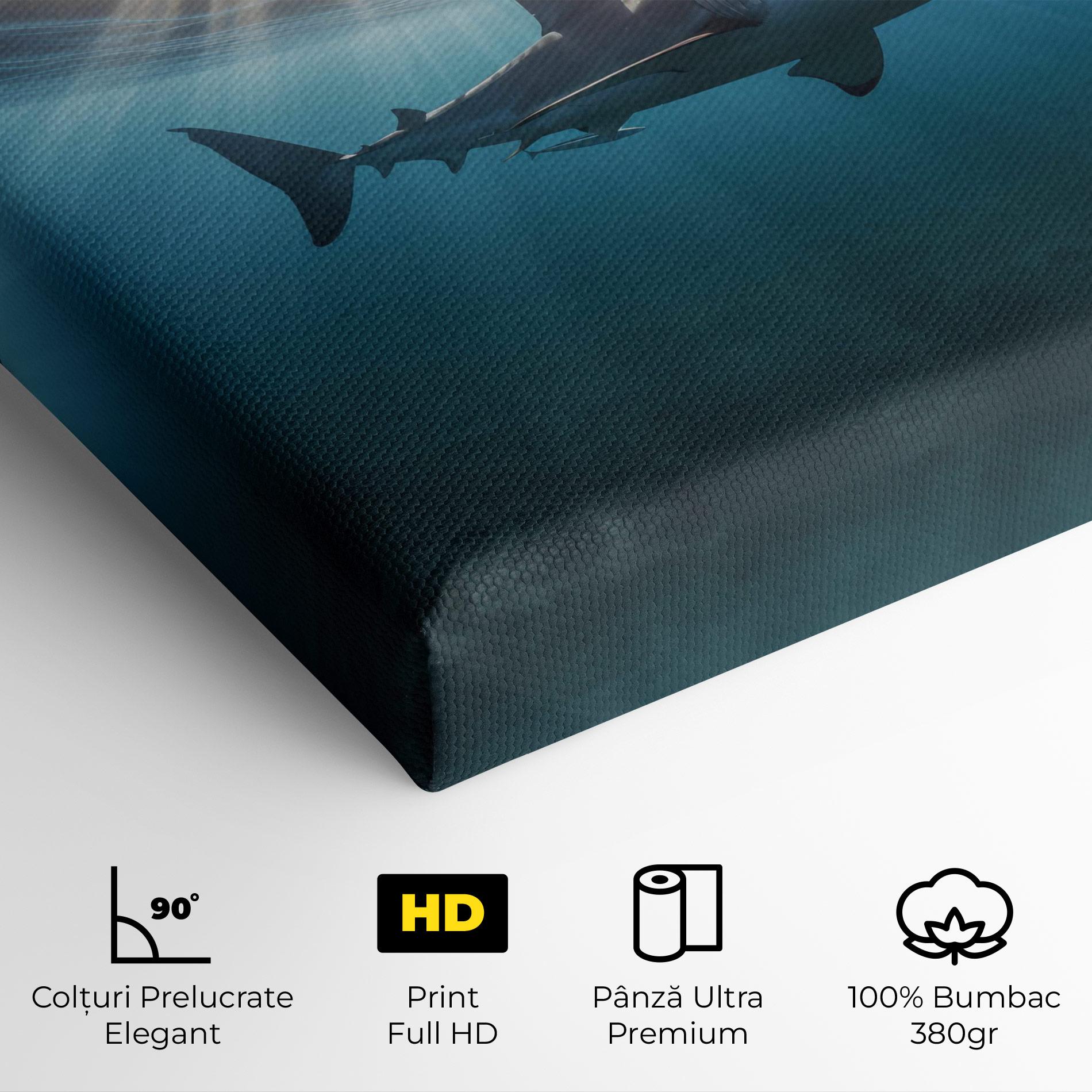 Tablou Canvas Big Shark mockup 4