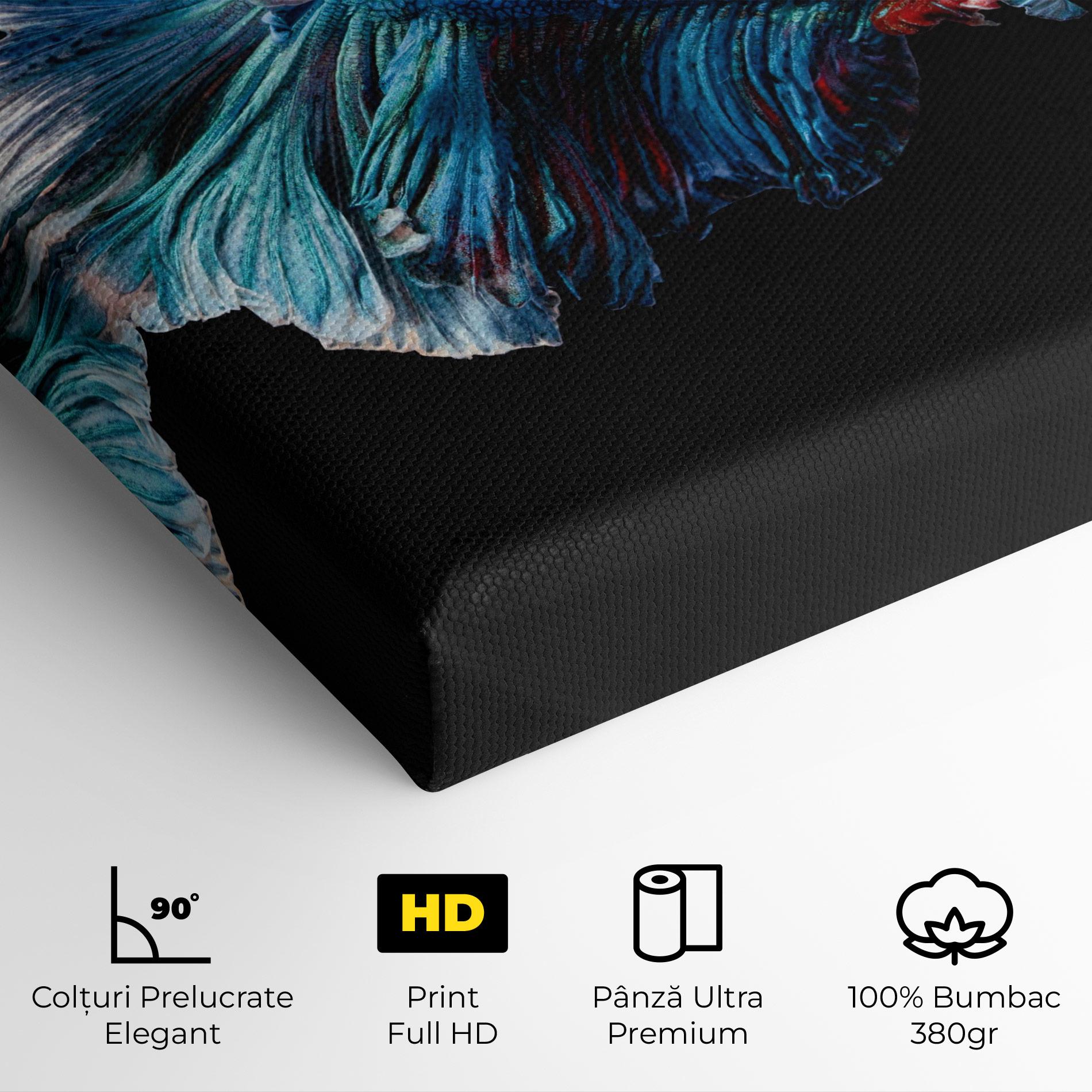 Tablou Canvas Blue Betta mockup 4