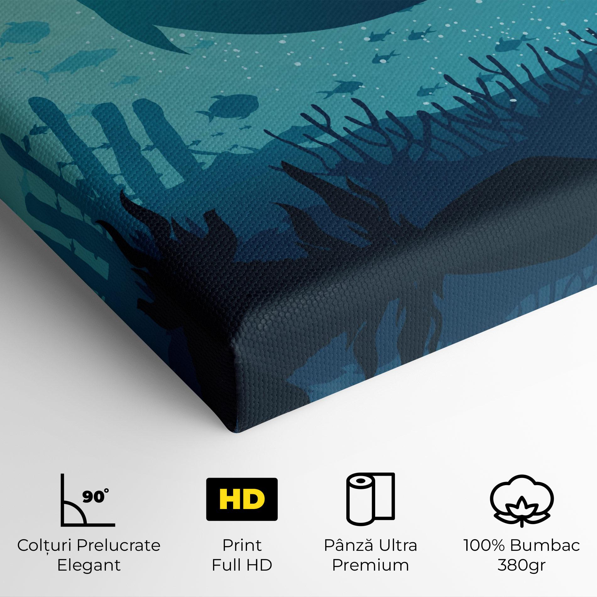 Tablou Canvas Blue Ocean mockup 4