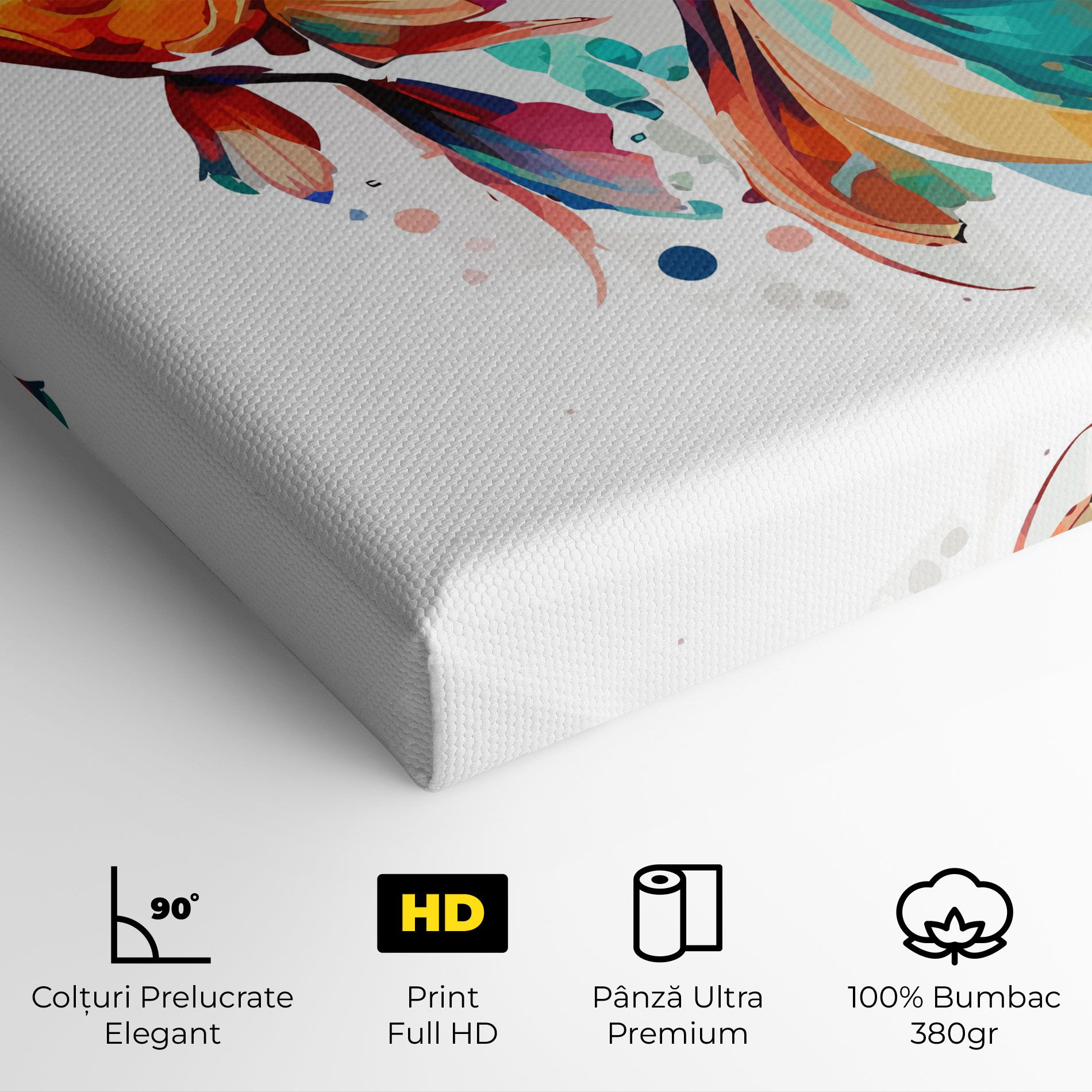 Blue Orange Fish mockup 4