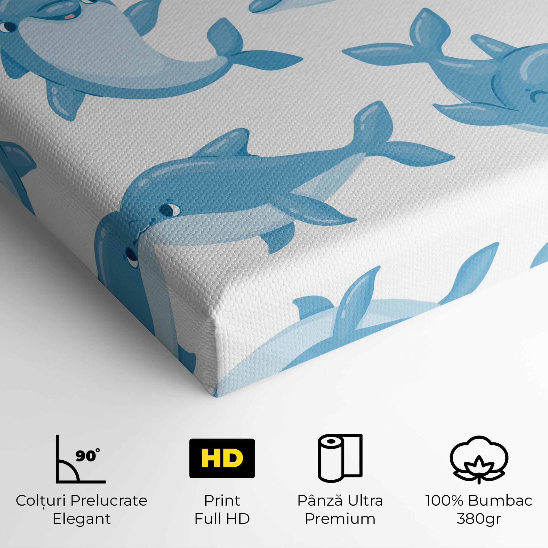 Tablou Canvas Dolphin mockup 4