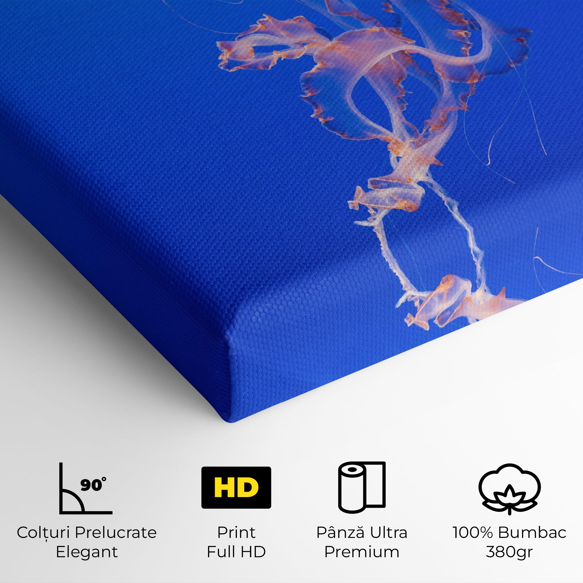 Tablou Canvas Pretty White Jellyfish mockup 4