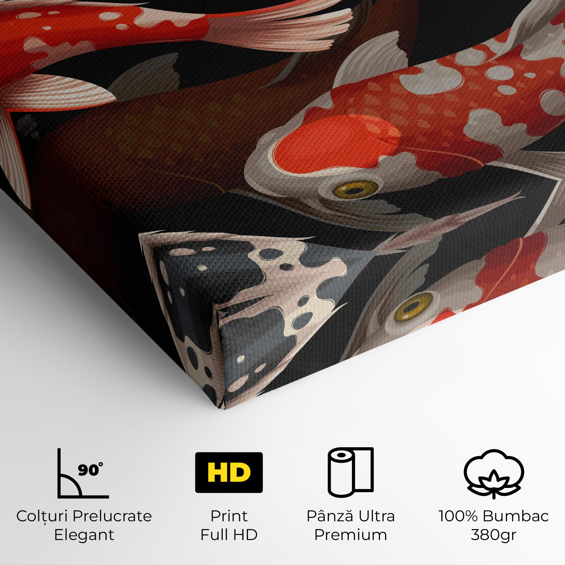 Seamless Koi Fish mockup 4